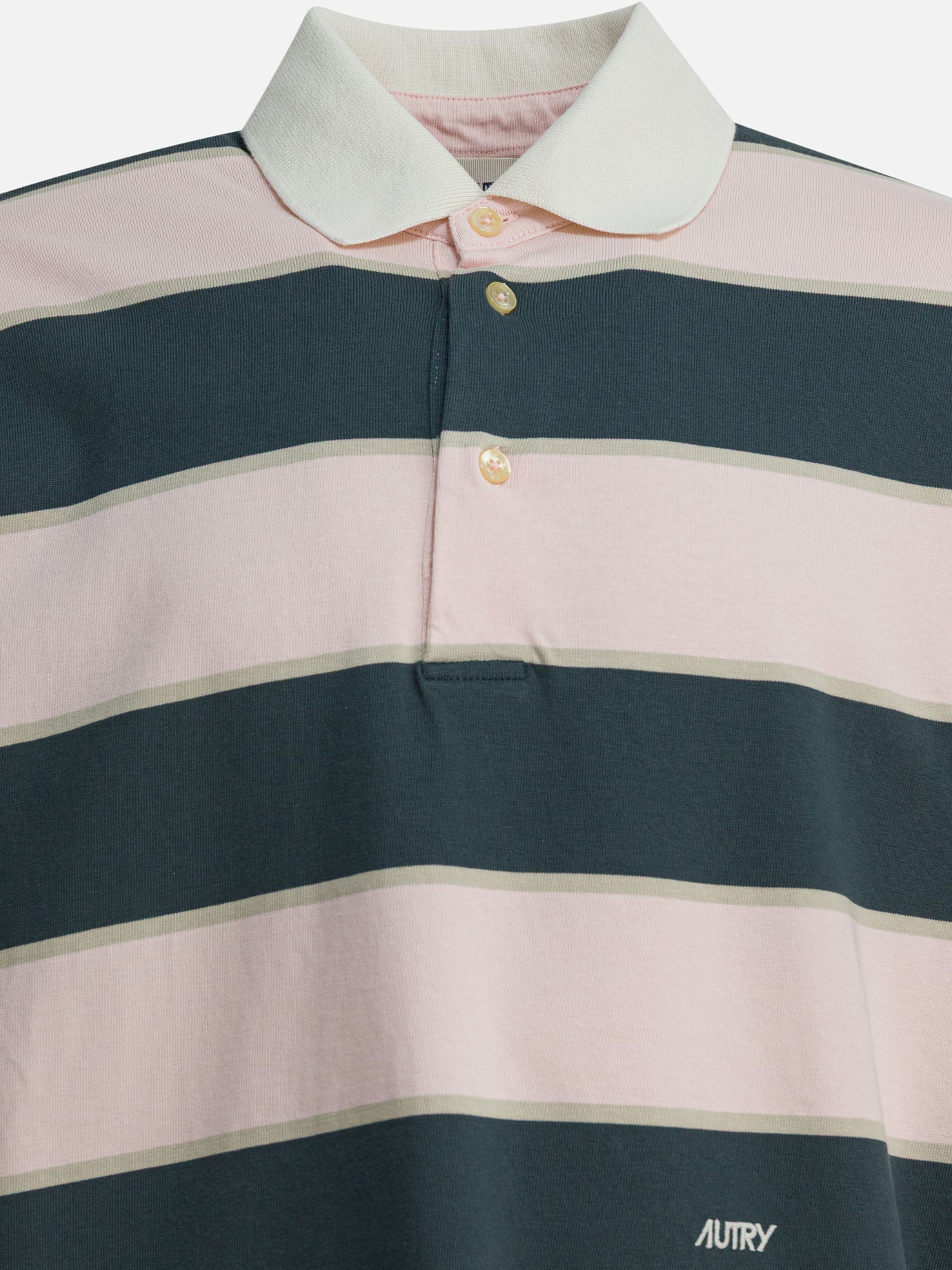 Polo shirts with buttons Striped  Pink - Autry Men | PDP | VIETTI Online Store | thumbnail_3