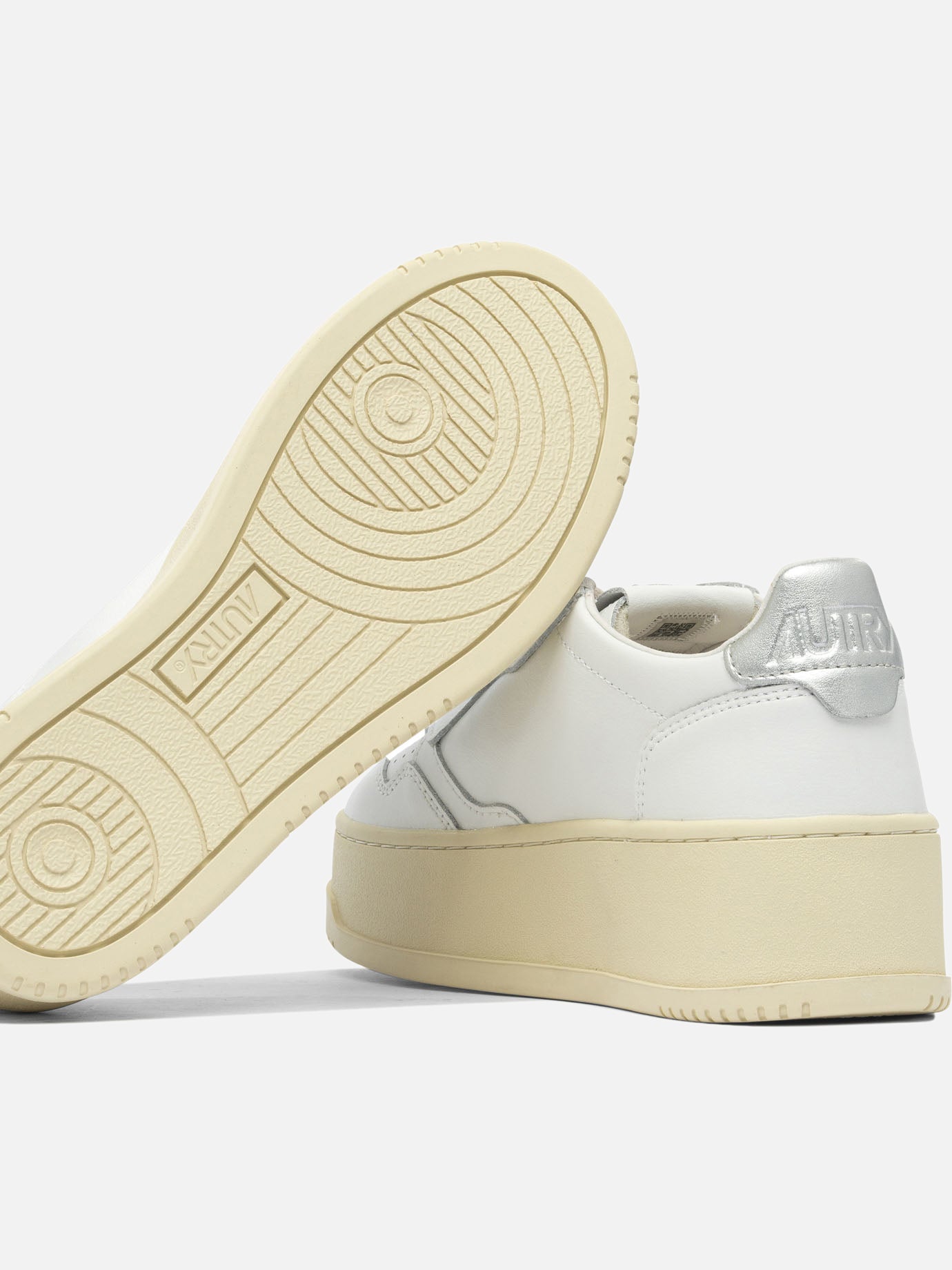 Sneaker basse 95% cow leather 5% metallic cow leather - 100% rubber  Bianco - Autry Donna | PDP | VIETTI Online Store | Zoom-Modal_5
