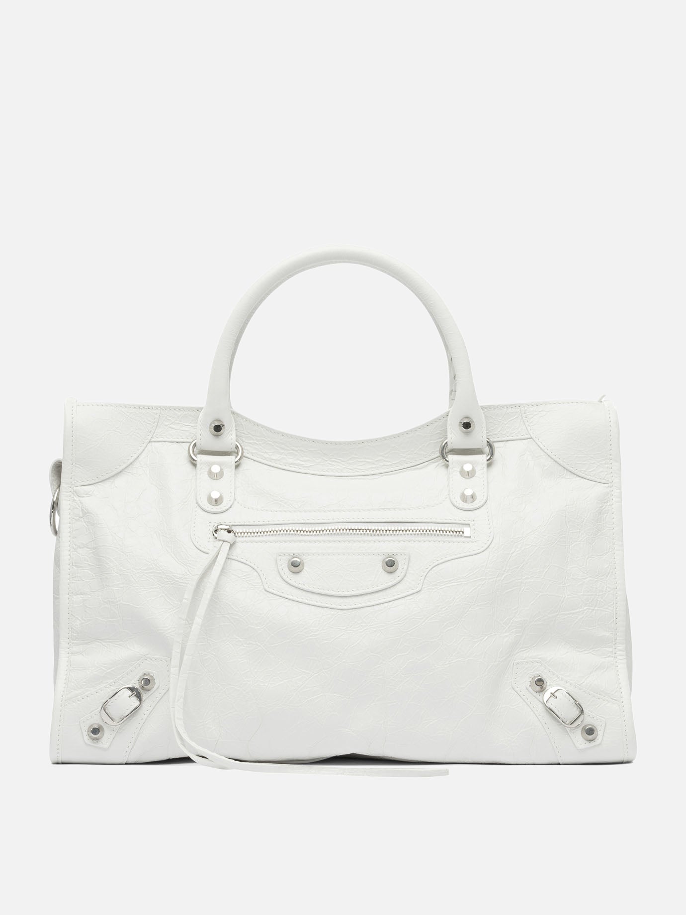 Borse medie 100% lamb leather  Bianco - Balenciaga Donna | PDP | VIETTI Online Store | Zoom-Modal

