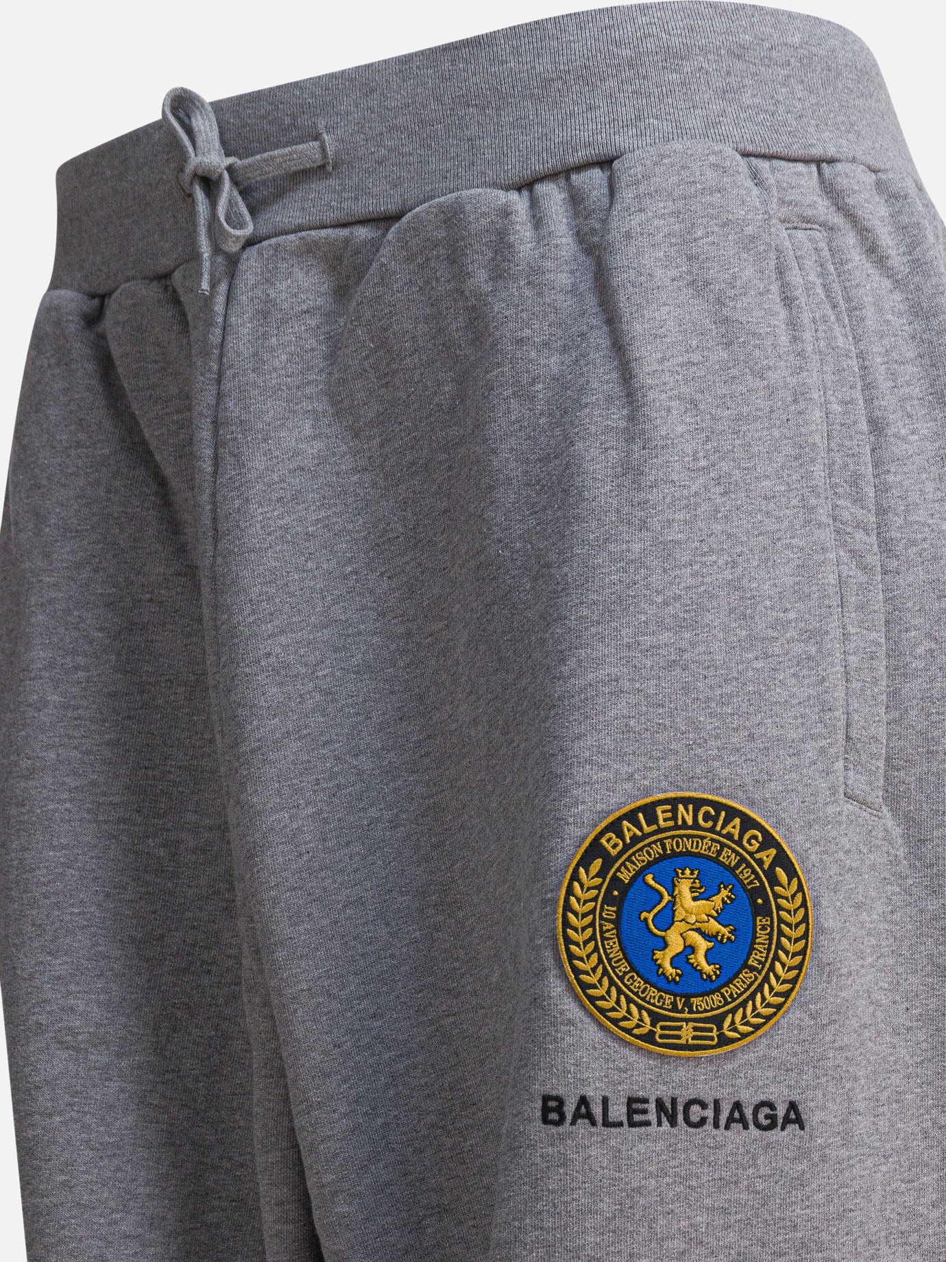 Sport trousers Logo  Grey - Balenciaga Men | PDP | VIETTI Online Store | Zoom-Modal_4
