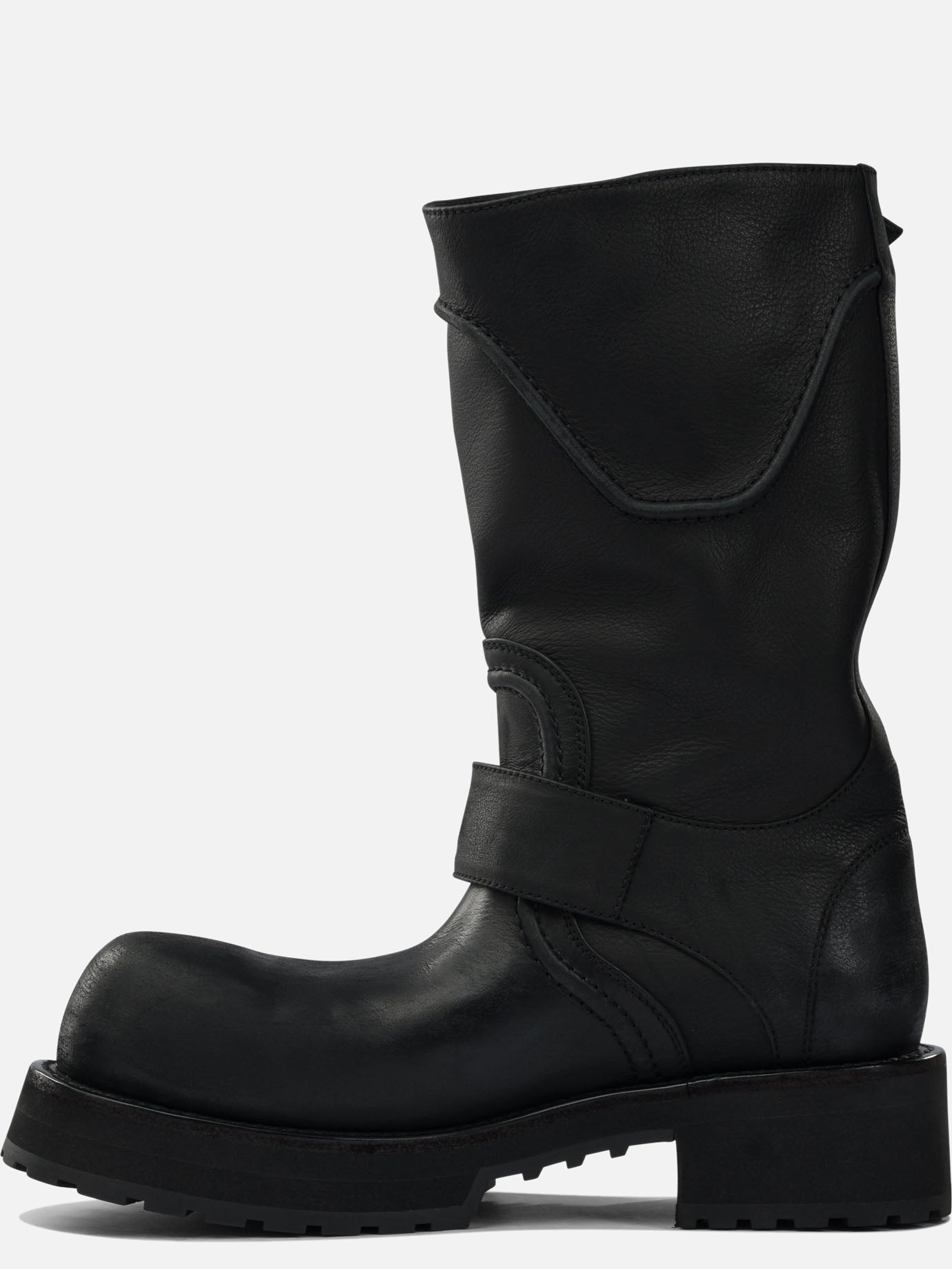 Pull-on boots 100% calfskin leather - 100% rubber  Black - Balenciaga Men | PDP | VIETTI Online Store | Zoom-Modal_3

