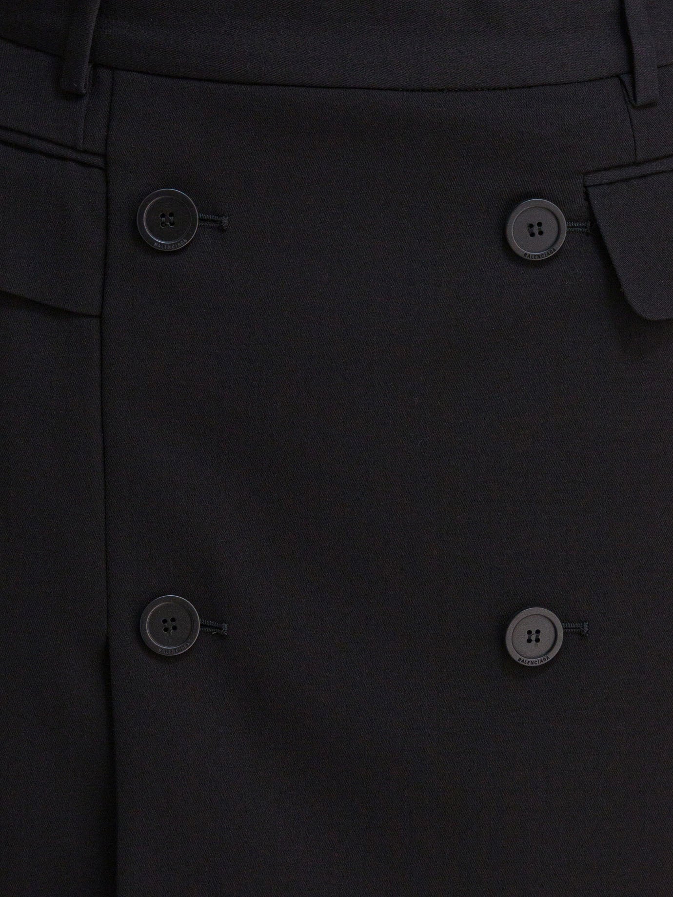 Minigonne Solid colour  Nero - Balenciaga Donna | PDP | VIETTI Online Store | Zoom-Modal_3
