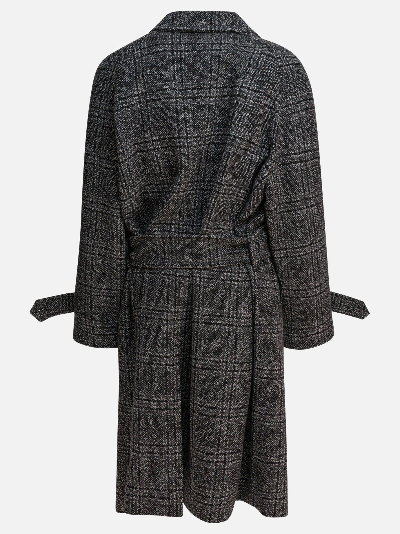 Long coats Check  Black - Balenciaga Men | PDP | VIETTI Online Store | Zoom-Modal_2
