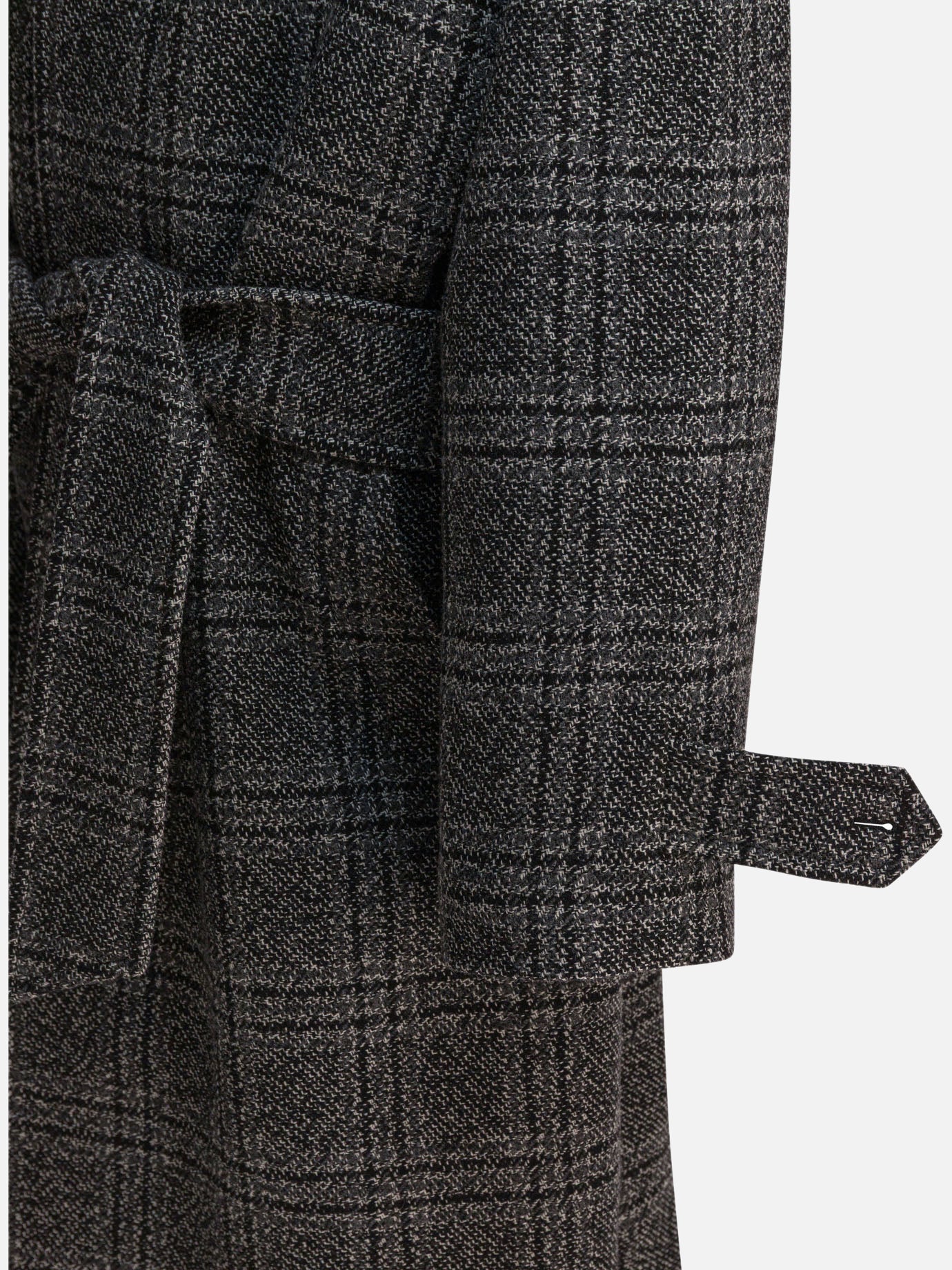 Long coats Check  Black - Balenciaga Men | PDP | VIETTI Online Store | Zoom-Modal_4
