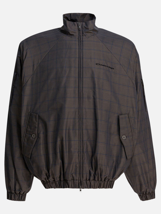 Giacche leggere & Trapuntate Check  Grigio - Balenciaga Uomo | PDP | VIETTI Online Store 
