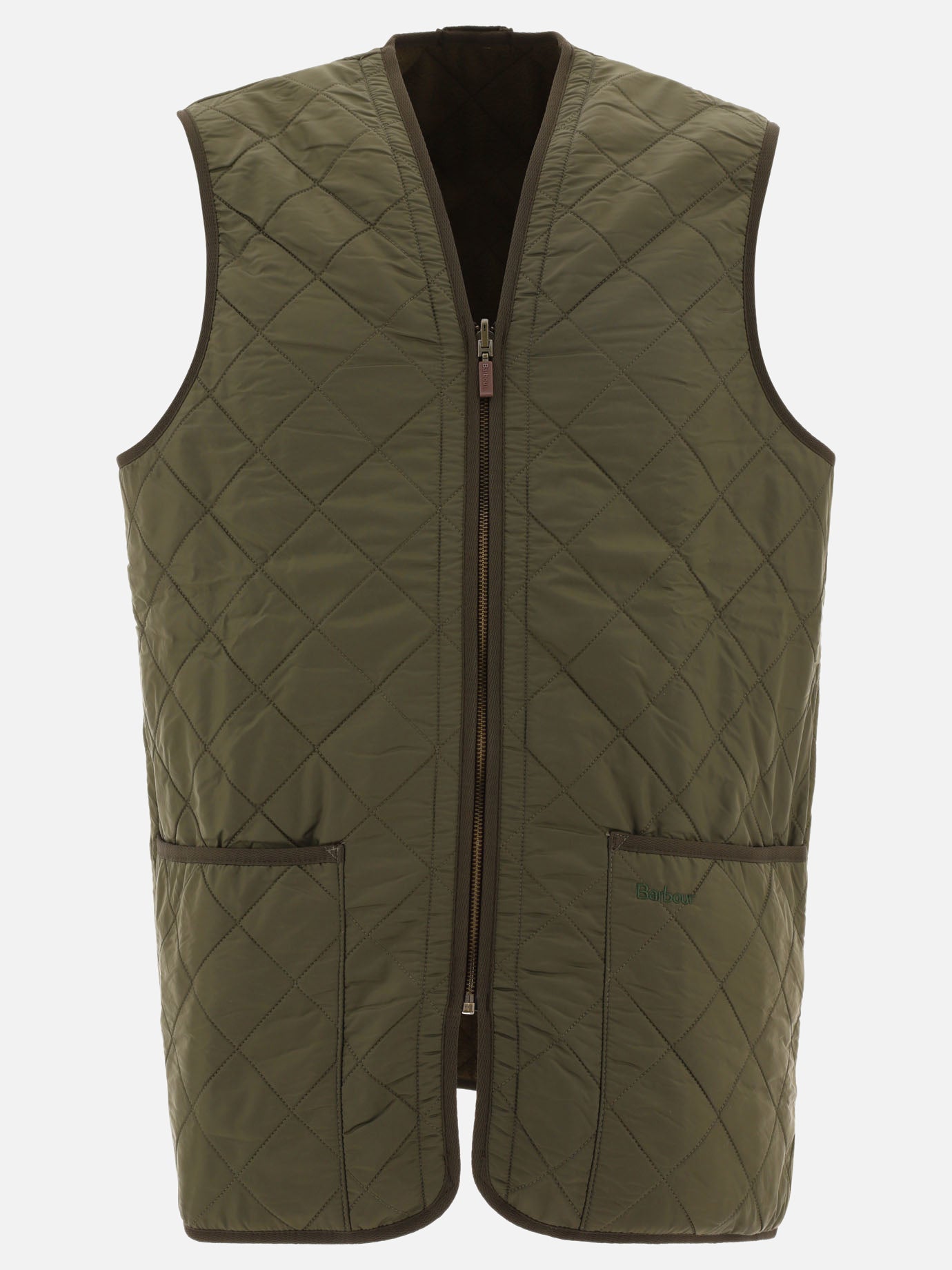 Vest jackets Solid colour  Green - Barbour Men | PDP | VIETTI Online Store | thumbnail