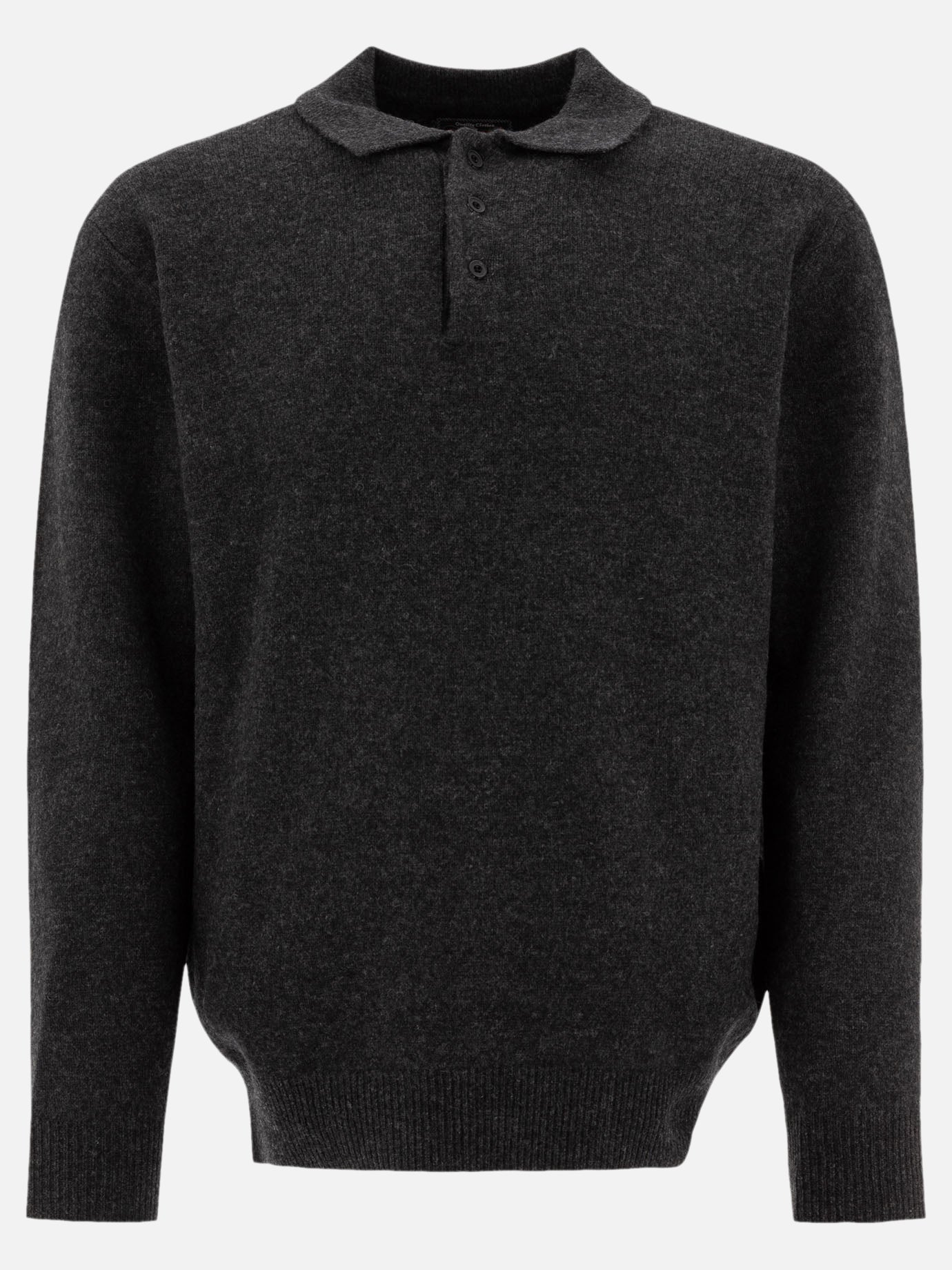 Polo shirts with buttons Solid colour  Grey - Beams Plus Men | PDP | VIETTI Online Store | thumbnail