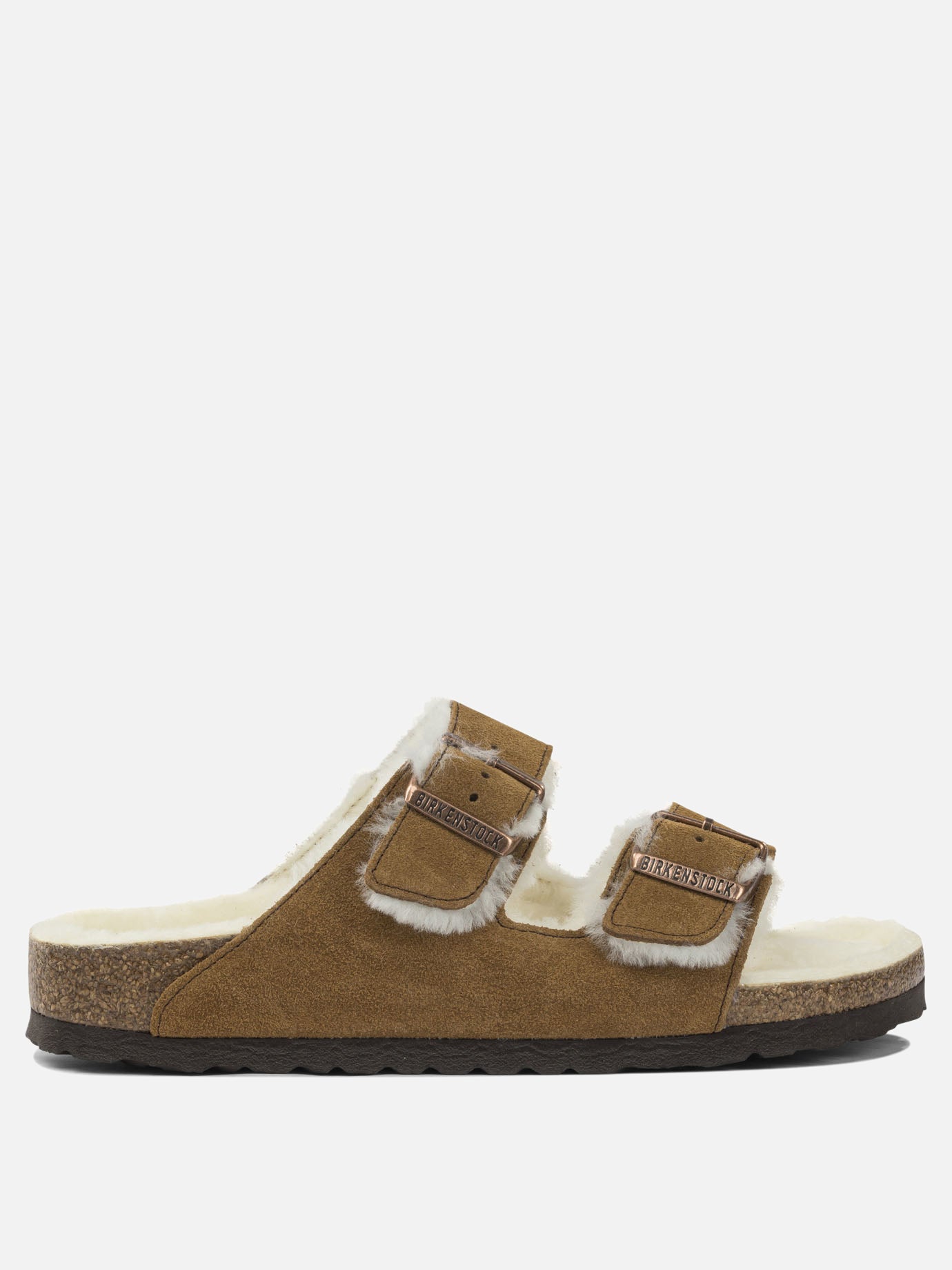 Sandali bassi 100% leather  Beige - Birkenstock Donna | PDP | VIETTI Online Store | thumbnail
