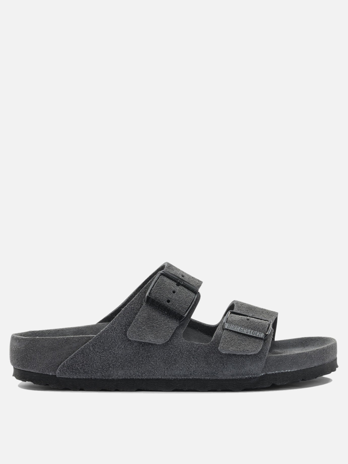 Sandali bassi 100% leather  Grigio - Birkenstock Donna | PDP | VIETTI Online Store | Zoom-Modal
