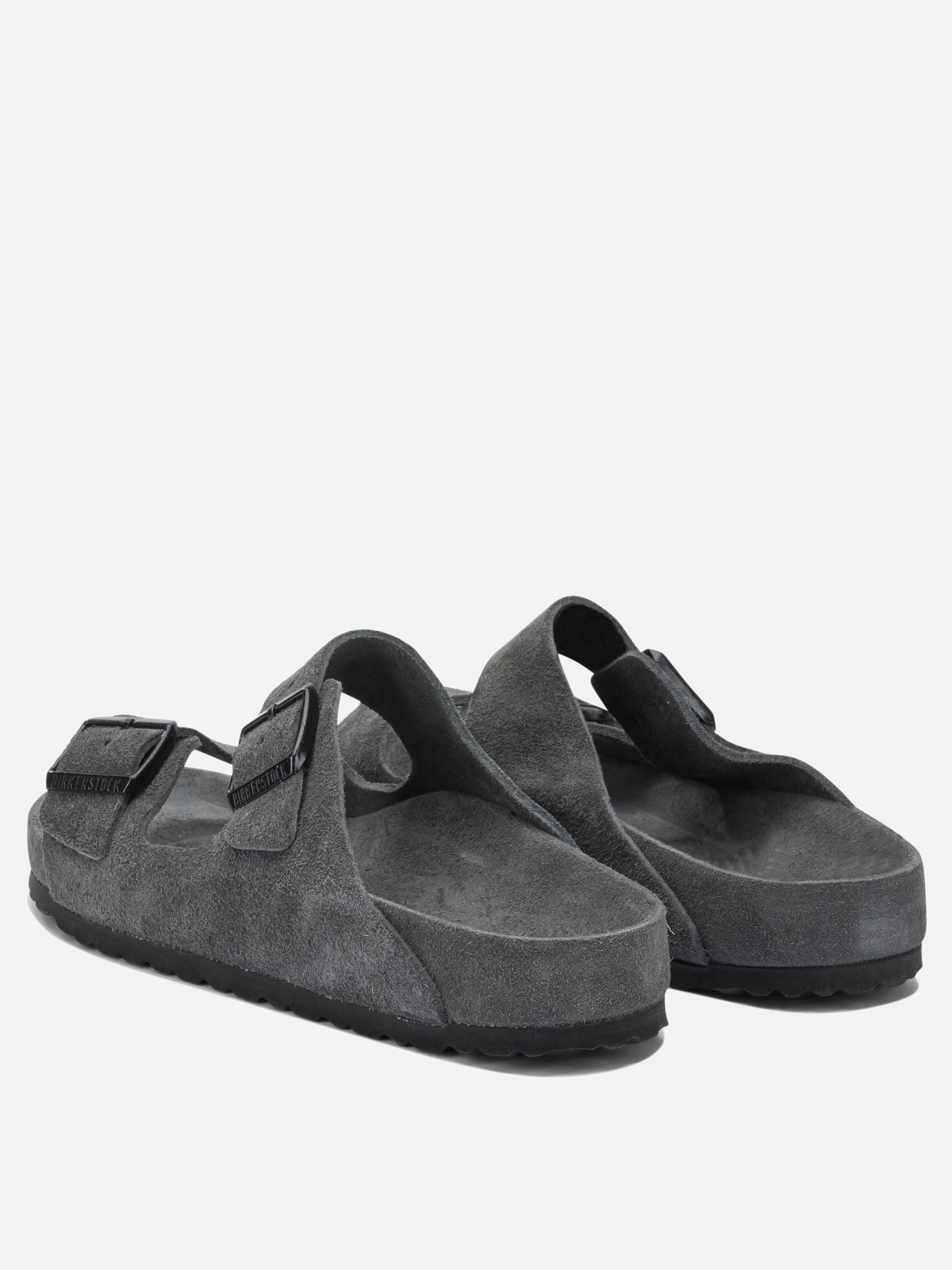 Flat sandals 100% leather - 100% rubber  Grey - Birkenstock Men | PDP | VIETTI Online Store | thumbnail_4
