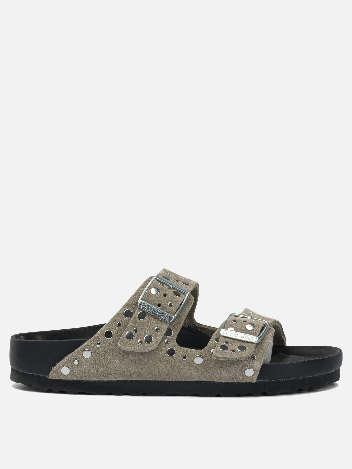 Sandali bassi 100% leather  Grigio - Birkenstock Donna | PDP | VIETTI Online Store | thumbnail