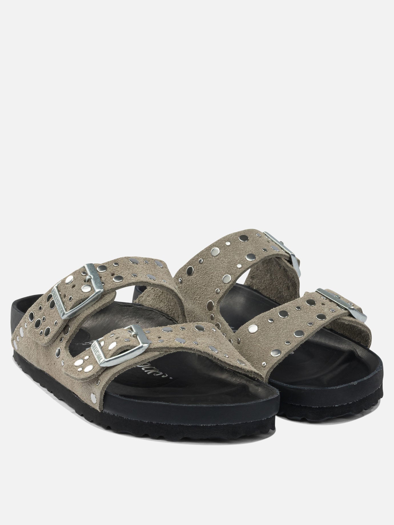 Sandali bassi 100% leather  Grigio - Birkenstock Donna | PDP | VIETTI Online Store | thumbnail_2