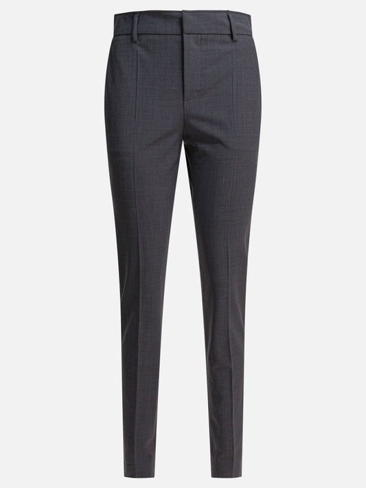 Leisure trousers Solid colour  Grey - Brunello Cucinelli Women | PDP | VIETTI Online Store 
