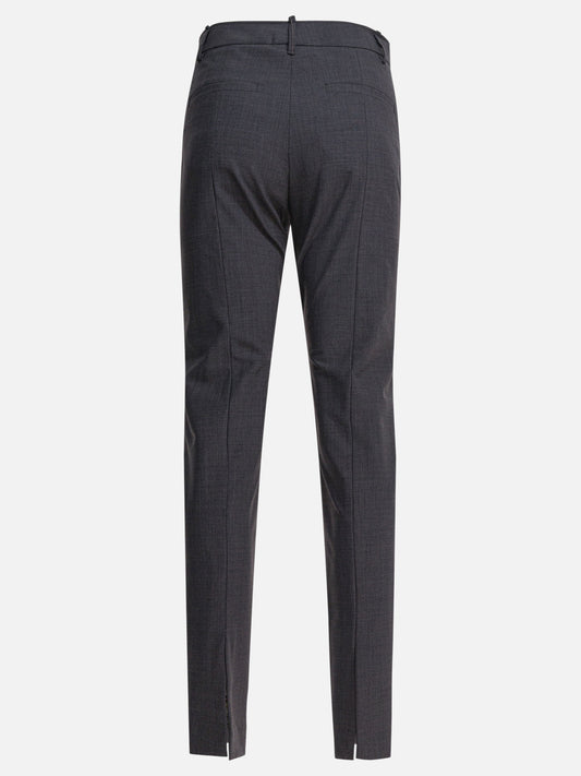 Leisure trousers Solid colour  Grey - Brunello Cucinelli Women | PDP | VIETTI Online Store | 2
