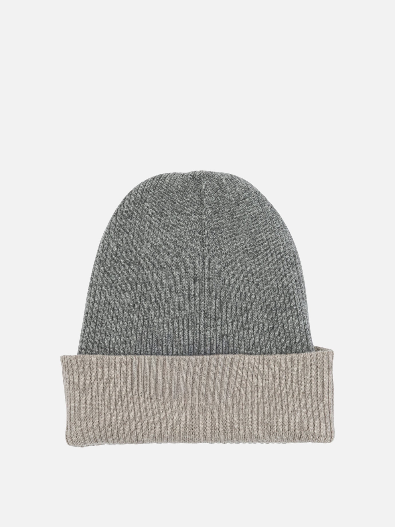 Beanies 100% cashmere  Grey - Brunello Cucinelli Men | PDP | VIETTI Online Store | Zoom-Modal_2
