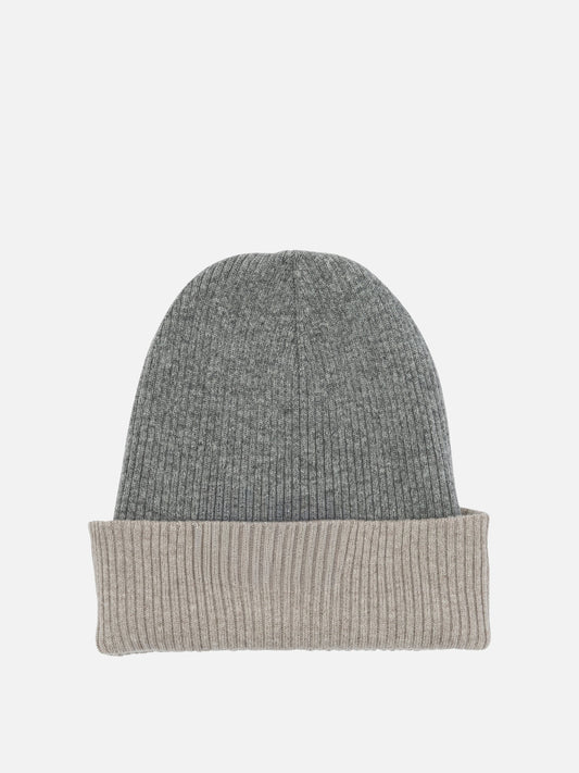 Beanies 100% cashmere  Grey - Brunello Cucinelli Men | PDP | VIETTI Online Store | 2
