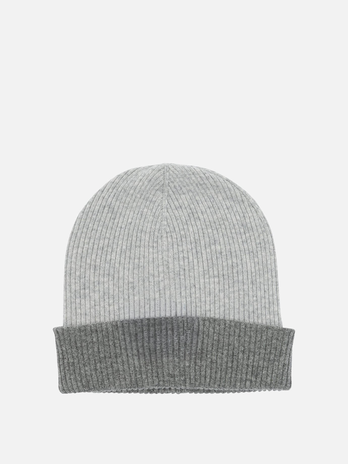 Beanies 100% cashmere  Grey - Brunello Cucinelli Men | PDP | VIETTI Online Store | Zoom-Modal_2
