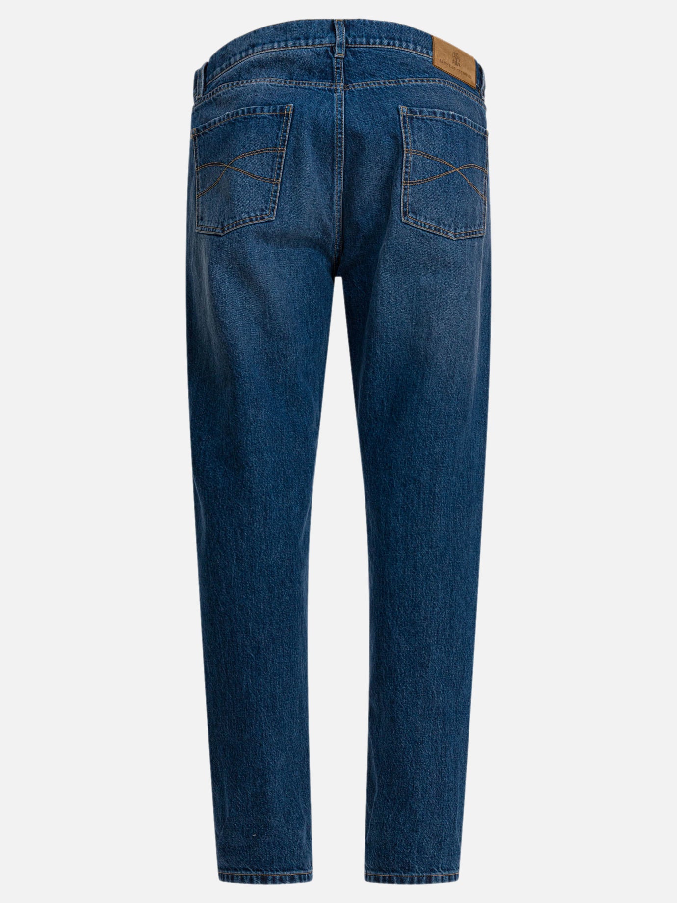Jeans a gamba dritta Denim  Blu - Brunello Cucinelli Uomo | PDP | VIETTI Online Store | thumbnail_2