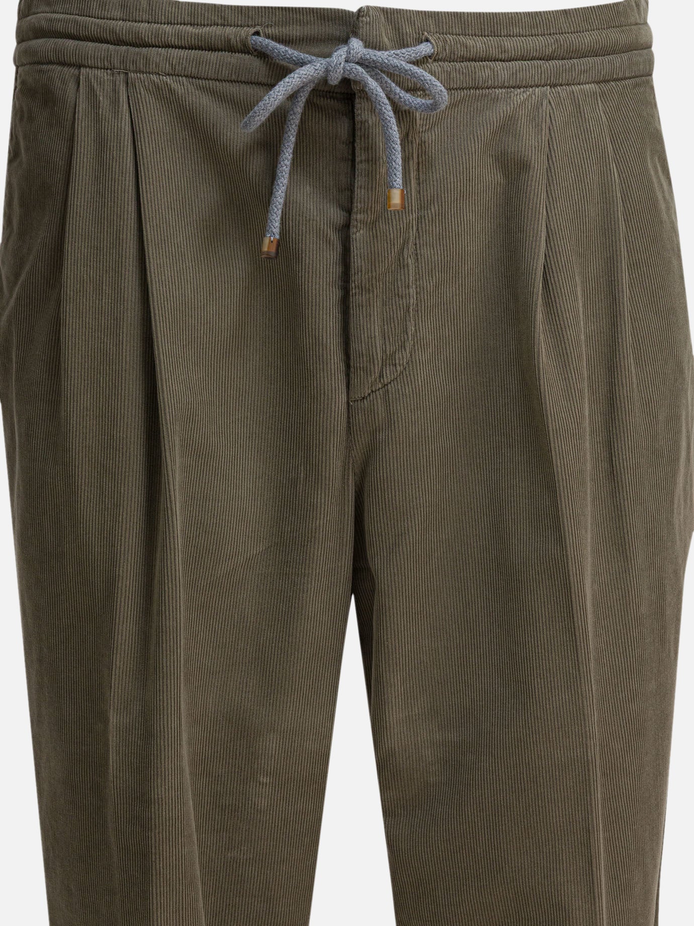 Leisure trousers Solid colour  Green - Brunello Cucinelli Men | PDP | VIETTI Online Store | Zoom-Modal_3
