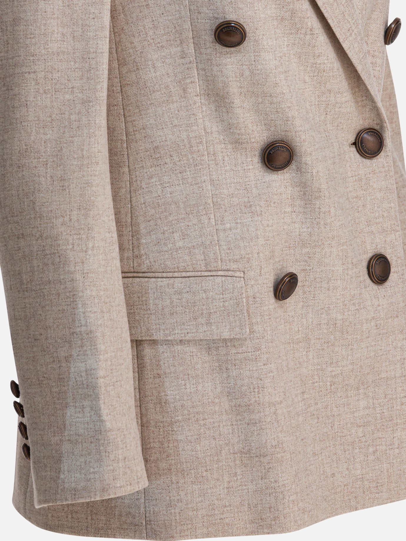 Blazers Solid colour  Beige - Brunello Cucinelli Women | PDP | VIETTI Online Store | Zoom-Modal_4
