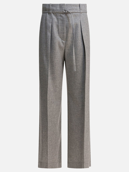 Leisure trousers Solid colour  Grey - Brunello Cucinelli Women | PDP | VIETTI Online Store 

