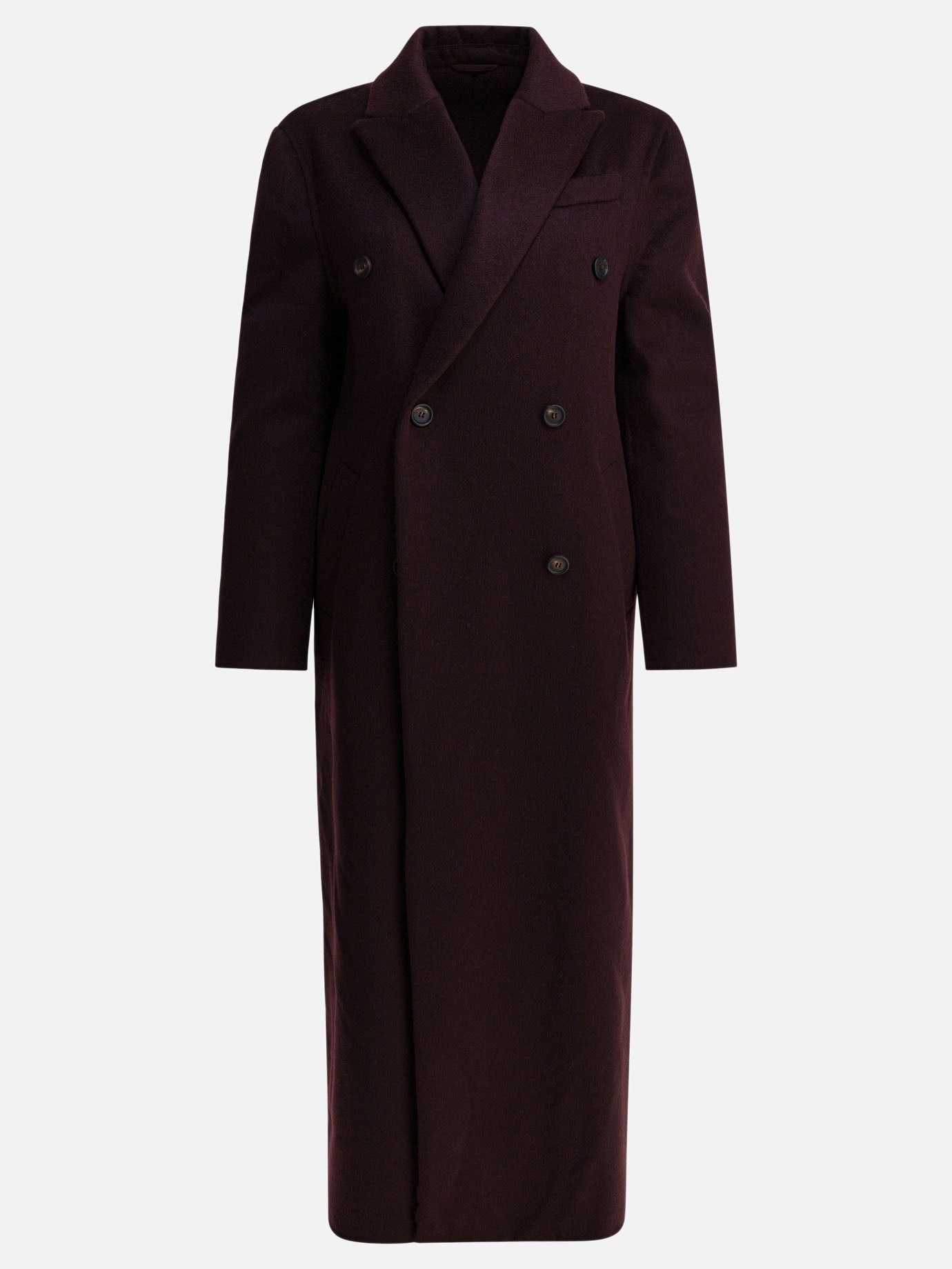 Cappotti lunghi Solid colour  Rosso - Brunello Cucinelli Donna | PDP | VIETTI Online Store | Zoom-Modal
