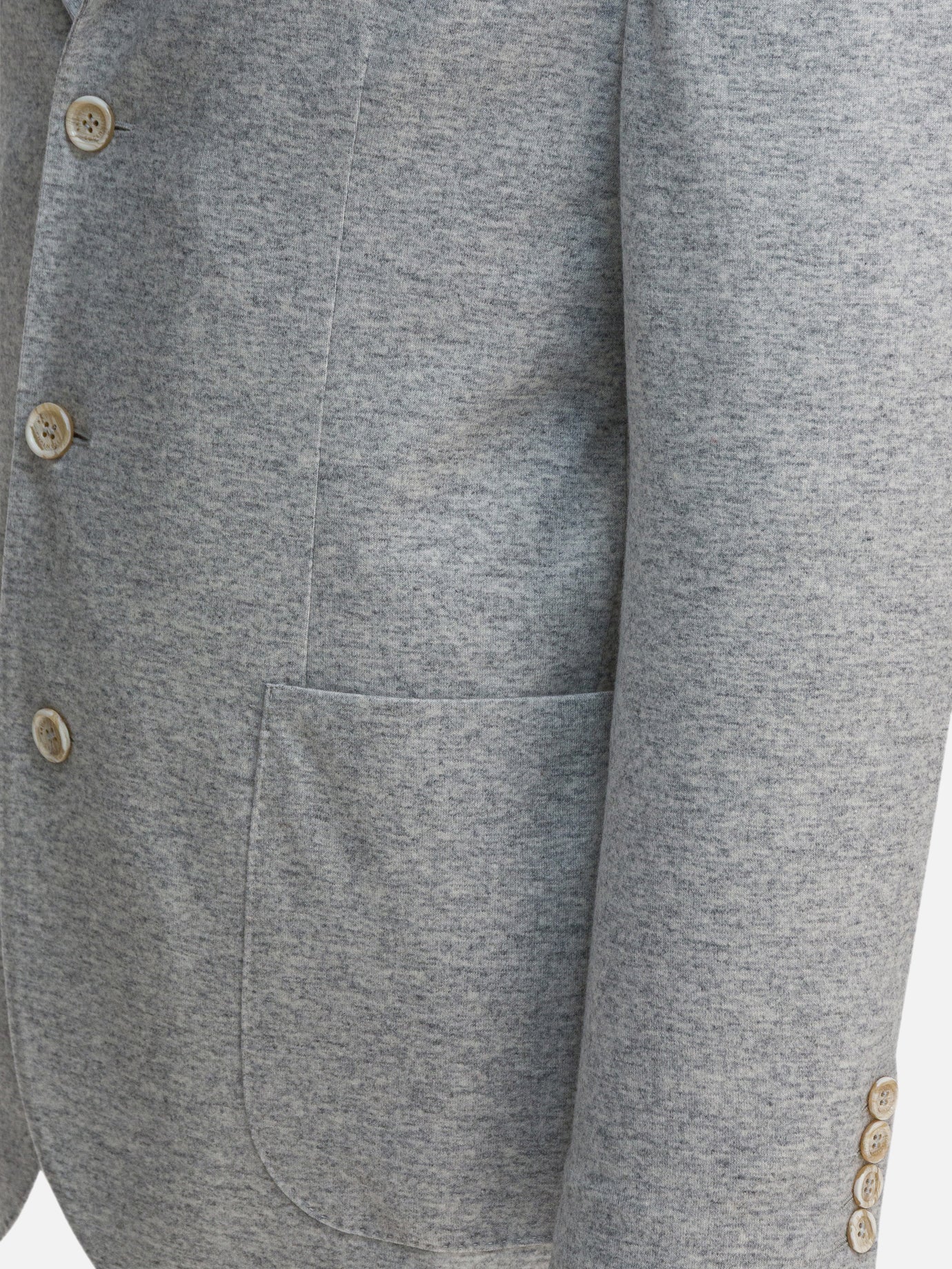 Blazers Solid colour  Grey - Brunello Cucinelli Men | PDP | VIETTI Online Store | thumbnail_4