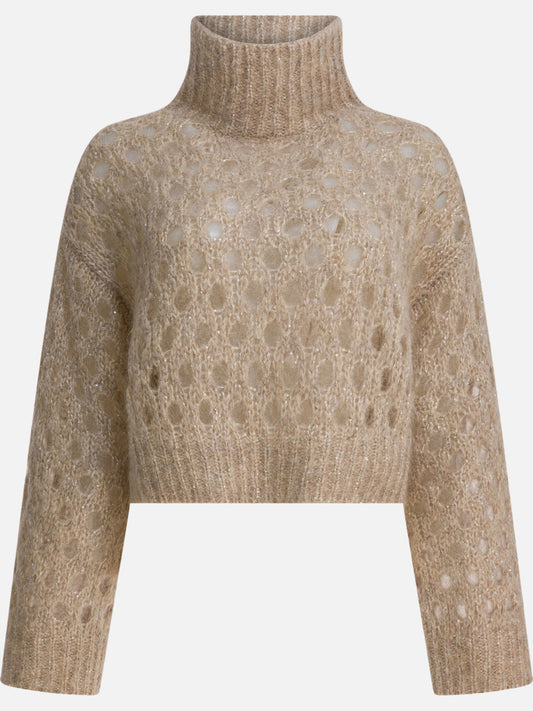 Maglioni dolcevita Solid colour  Beige - Brunello Cucinelli Donna | PDP | VIETTI Online Store 
