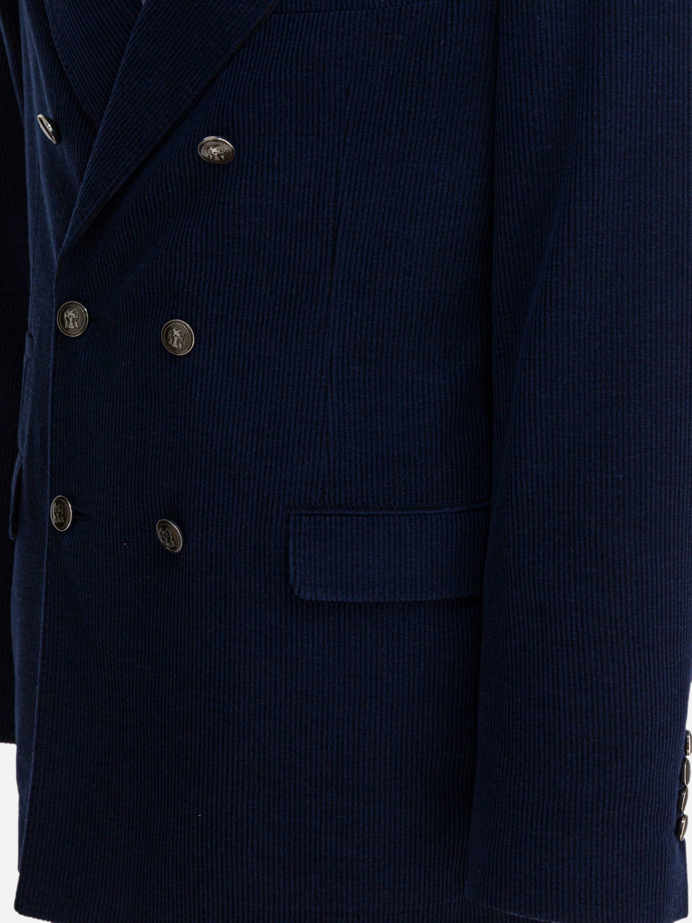 Blazers Solid colour  Blue - Brunello Cucinelli Men | PDP | VIETTI Online Store | Zoom-Modal_4
