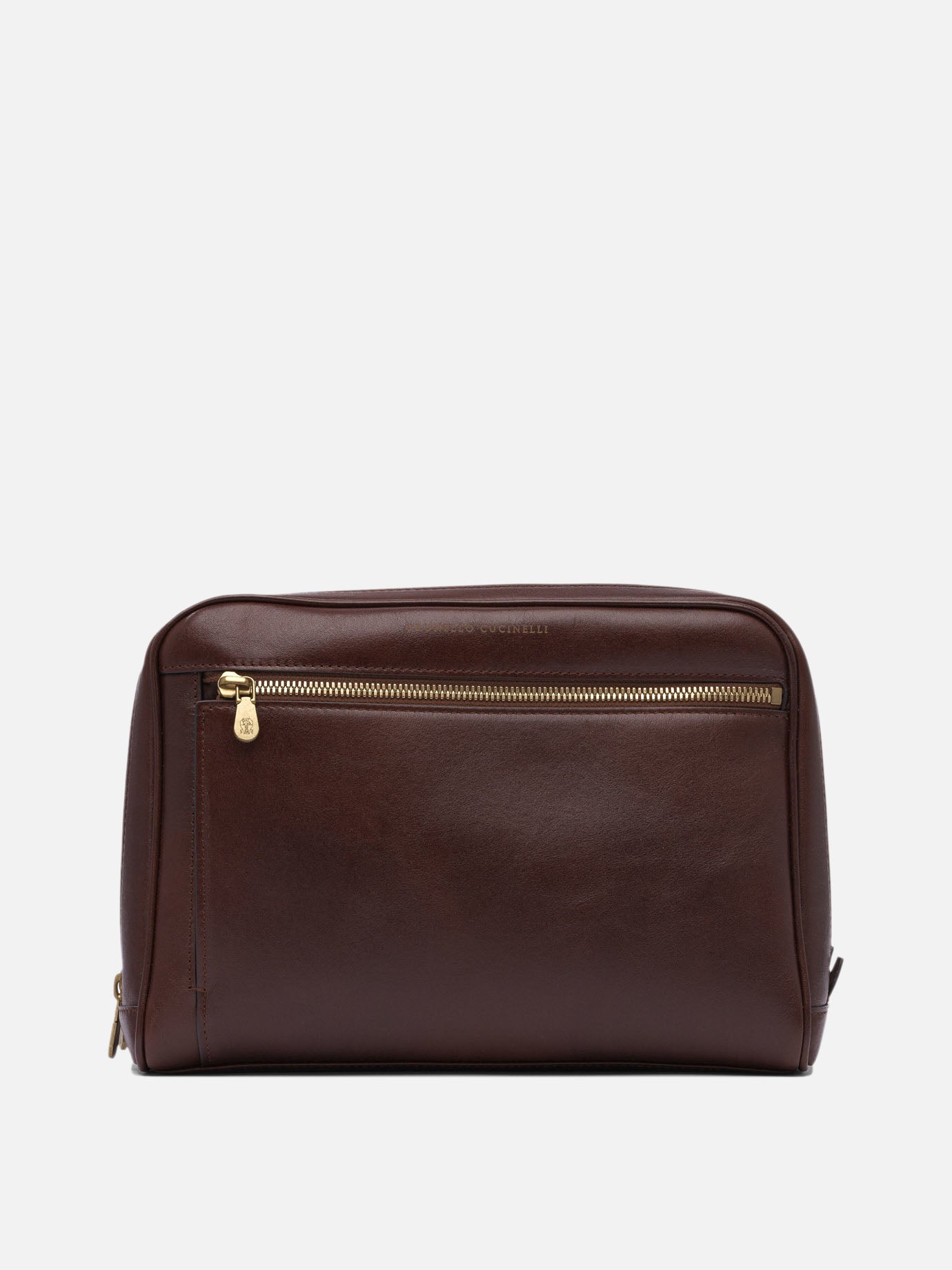 100% leather 100% leather  Brown - Brunello Cucinelli Men | PDP | VIETTI Online Store | Zoom-Modal
