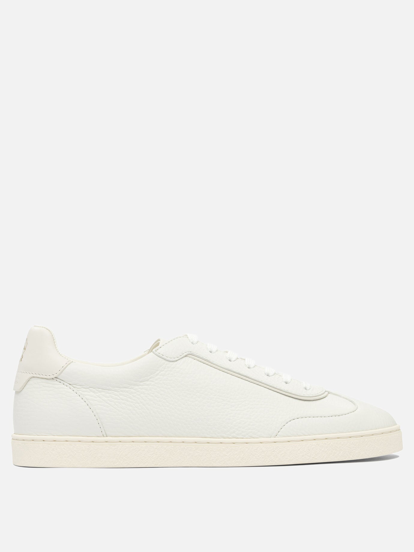 Low top sneakers 100% leather - 100% rubber  White - Brunello Cucinelli Men | PDP | VIETTI Online Store | Zoom-Modal
