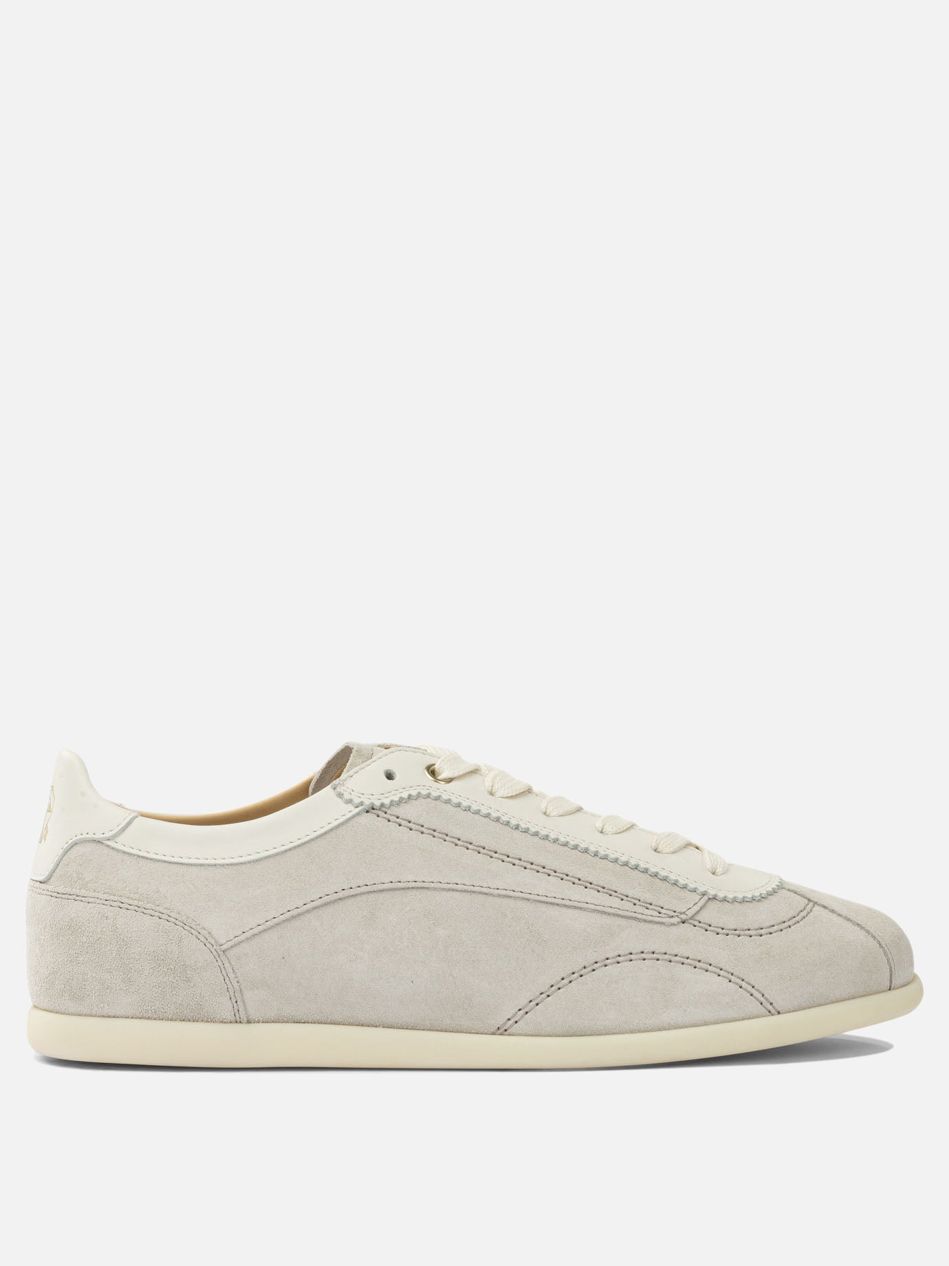 Sneaker basse 100% suede - 100% rubber  Beige - Brunello Cucinelli Uomo | PDP | VIETTI Online Store | thumbnail