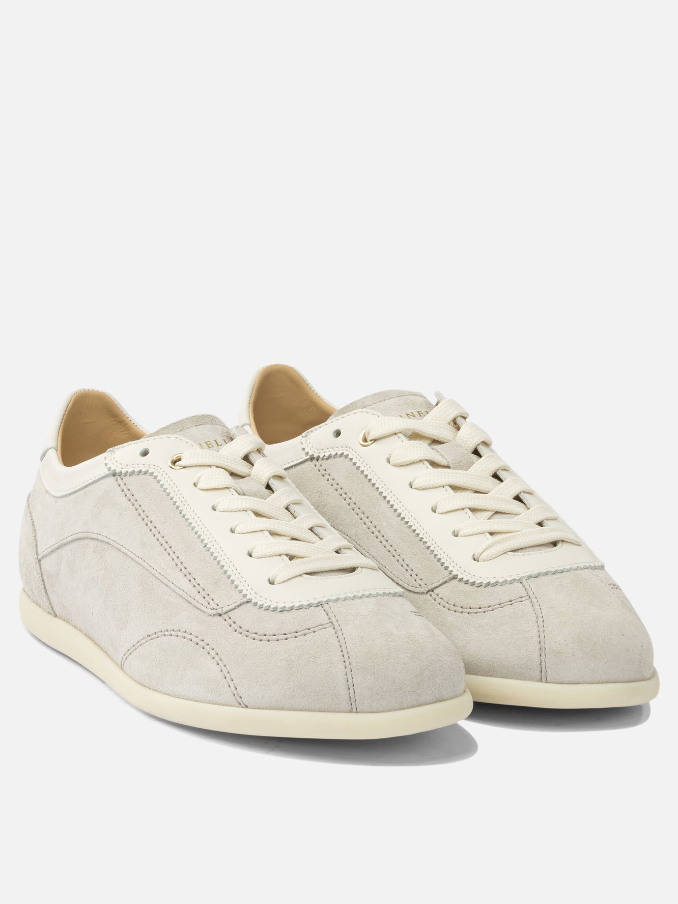 Sneaker basse 100% suede - 100% rubber  Beige - Brunello Cucinelli Uomo | PDP | VIETTI Online Store | thumbnail_2