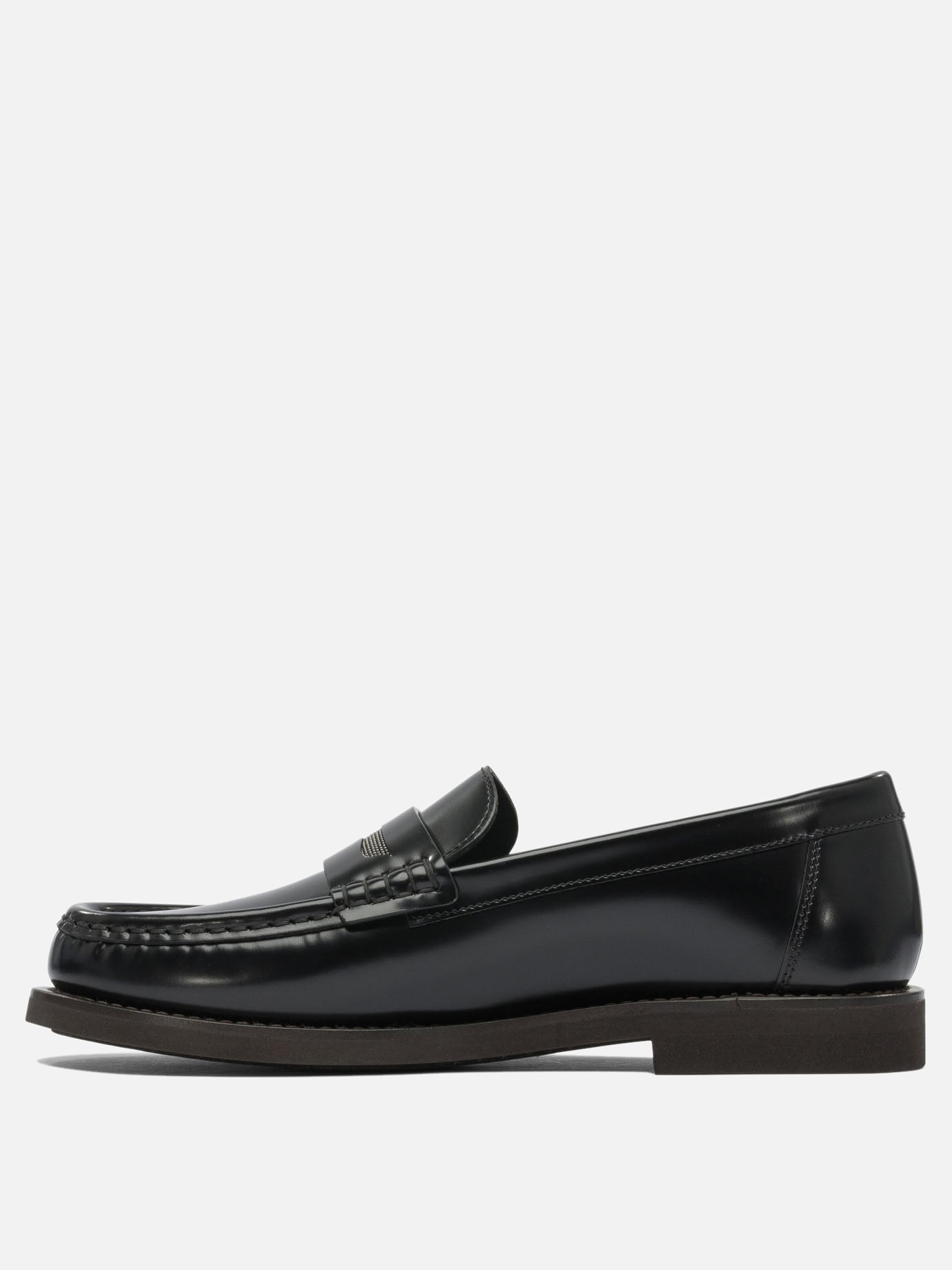 Mocassini 100% leather - 100% rubber  Nero - Brunello Cucinelli Donna | PDP | VIETTI Online Store | Zoom-Modal_3
