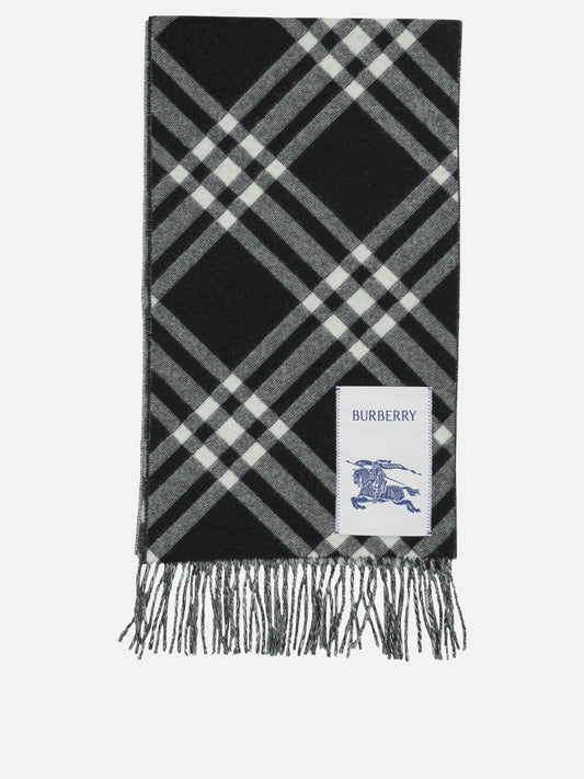 Fringed scarves 100% cashmere  Black - Burberry Women | PLP | VIETTI Online Store 
