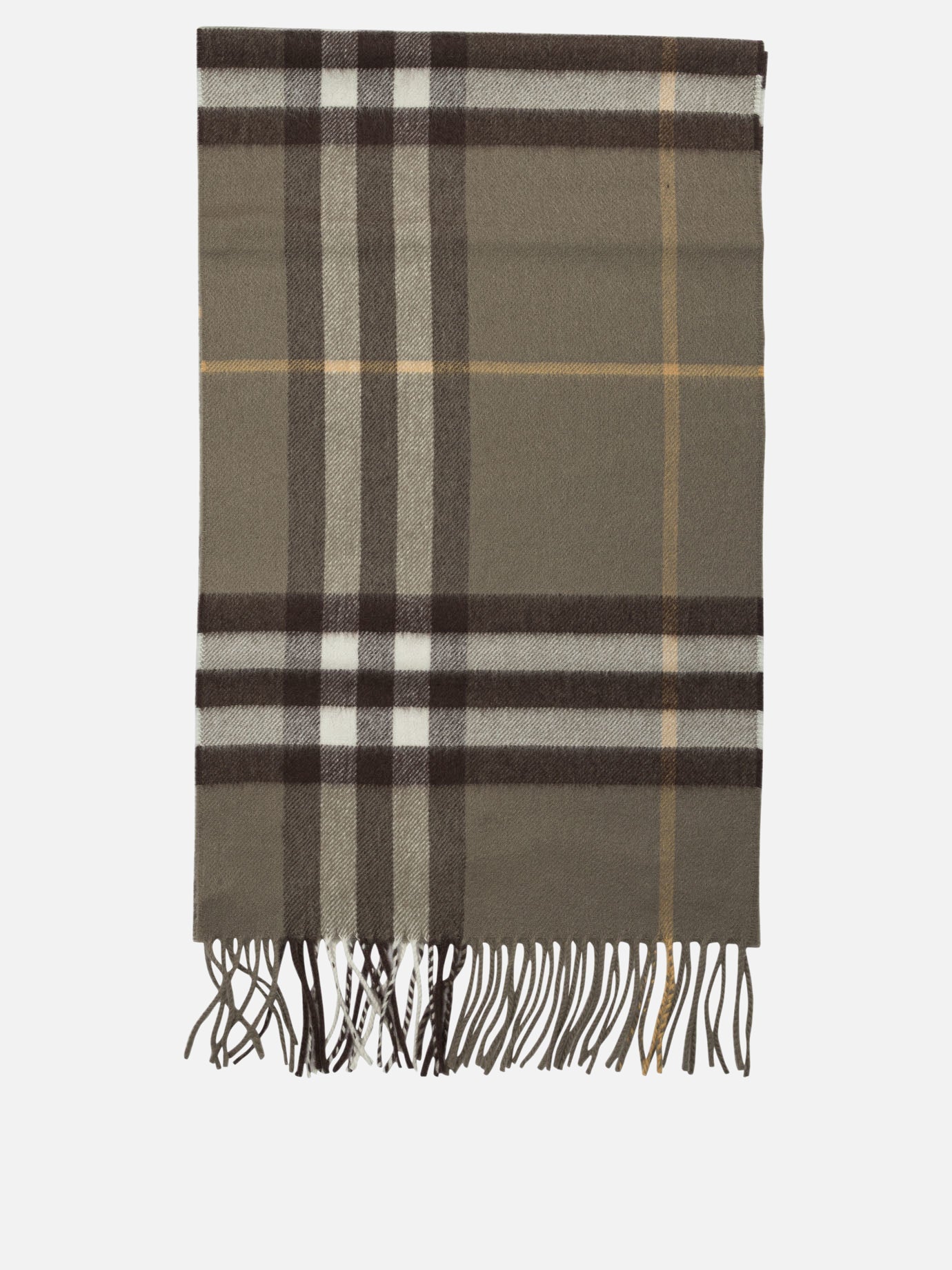 Fringed scarves 100%cashmere  Beige - Burberry Men | PDP | VIETTI Online Store | thumbnail