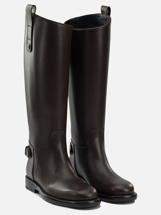 Al ginocchio 100% calf leather - 100% rubber  Marrone - Burberry Donna | PLP | VIETTI Online Store | 2
