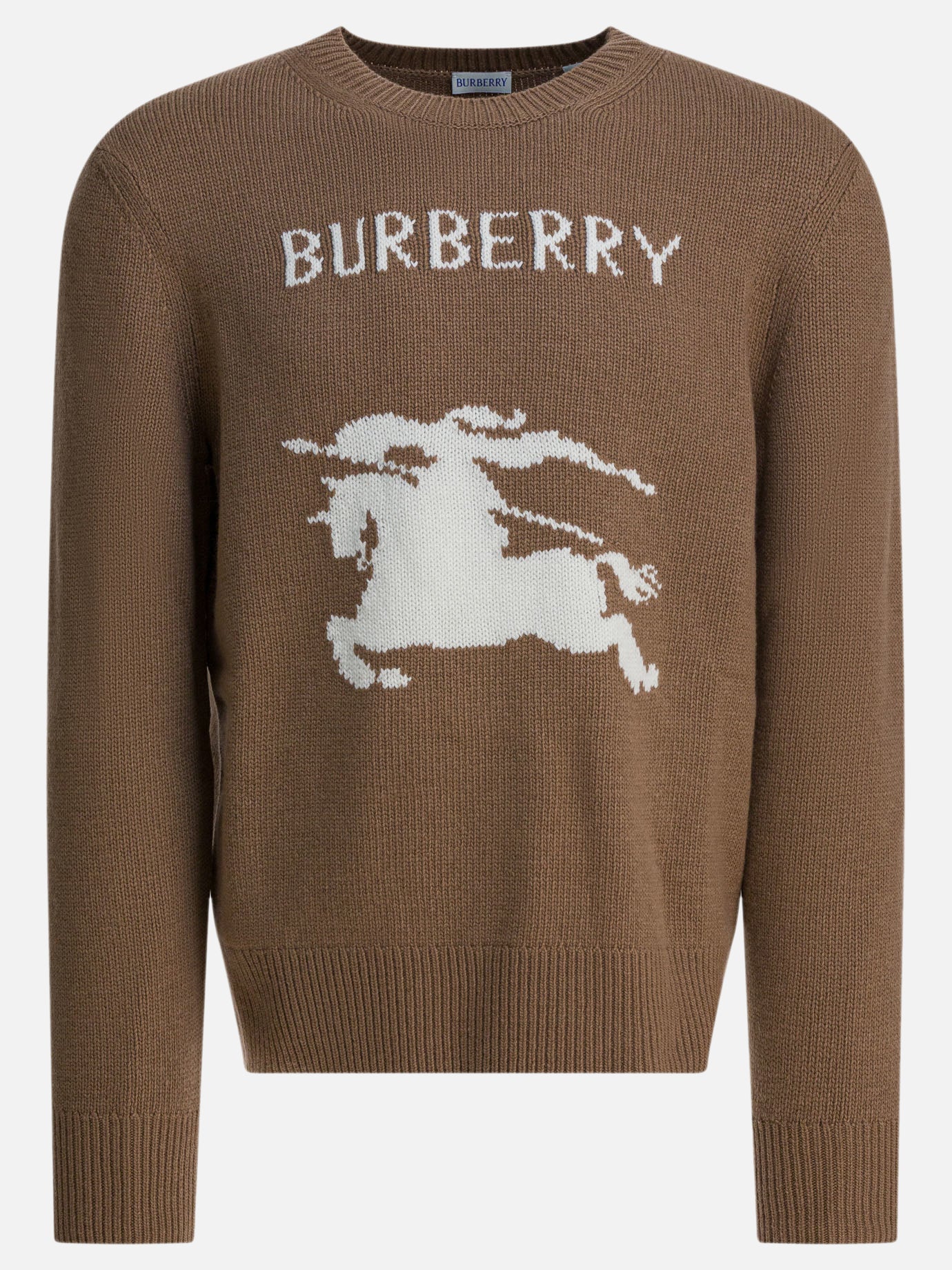Crewneck sweaters Logo  Beige - Burberry Men | PDP | VIETTI Online Store | Zoom-Modal
