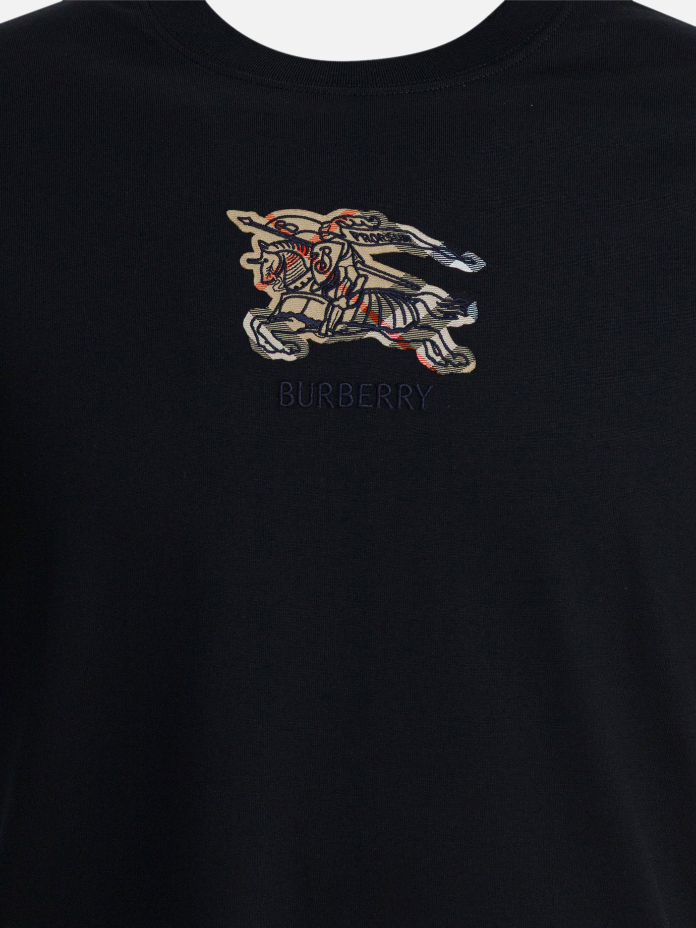 T-shirt scollo rotondo Logo  Nero - Burberry Uomo | PDP | VIETTI Online Store | Zoom-Modal_3
