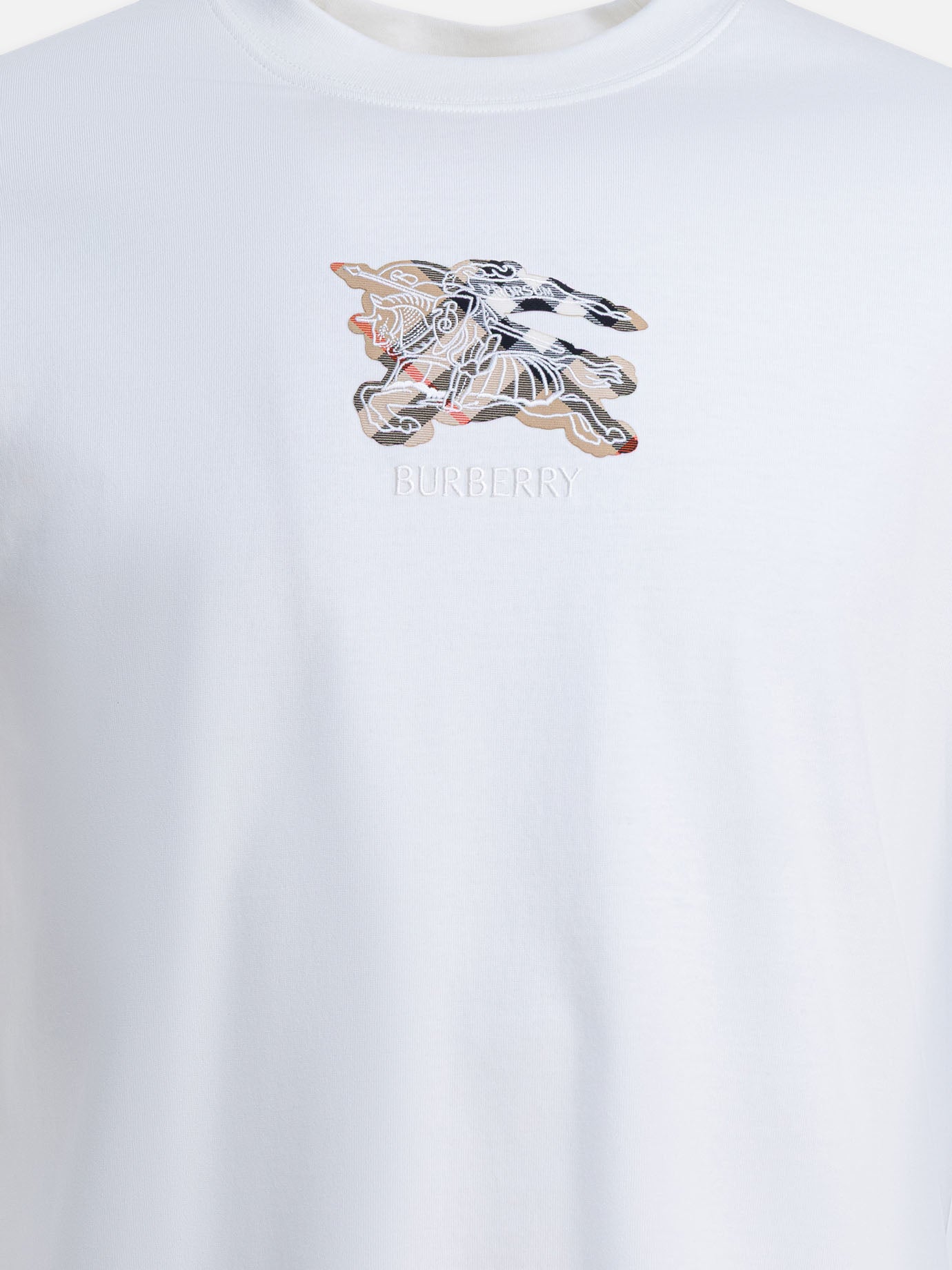 T-shirt girocollo Logo  Bianco - Burberry Uomo | PDP | VIETTI Online Store | thumbnail_3
