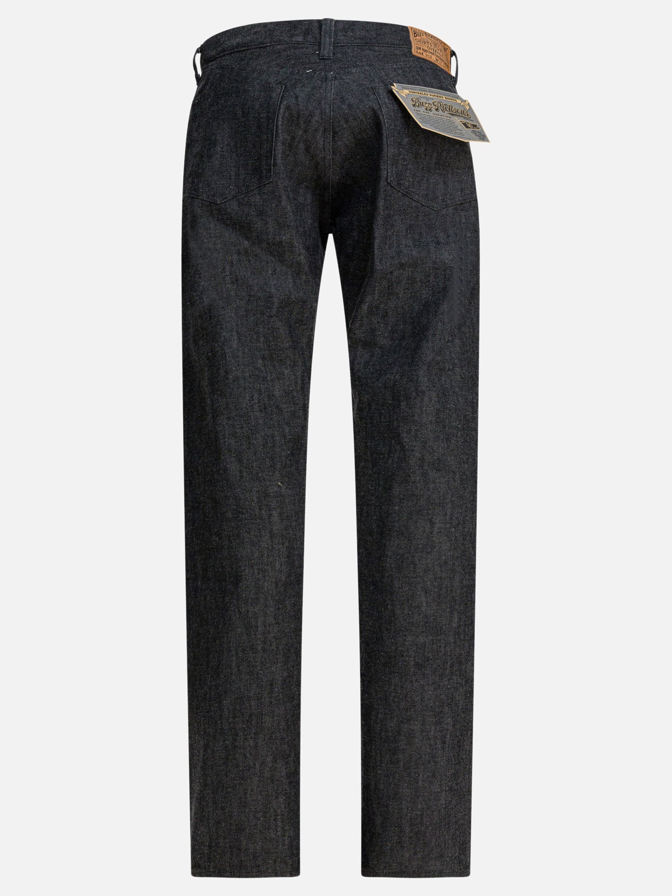 Jeans a gamba dritta Solid colour  Nero - Buzz Rickson's Uomo | PDP | VIETTI Online Store | Zoom-Modal_2
