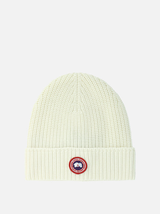 Beanies 100% wool  Beige - Canada Goose Men | PDP | VIETTI Online Store 
