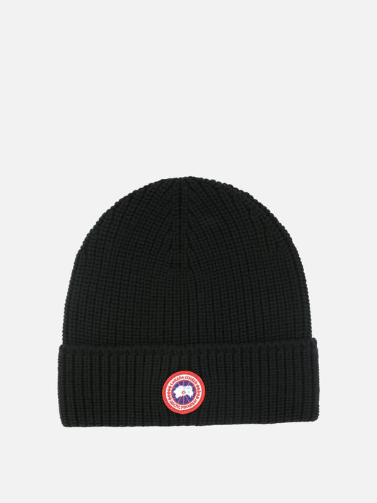Beanies 100% wool  Black - Canada Goose Men | PDP | VIETTI Online Store 
