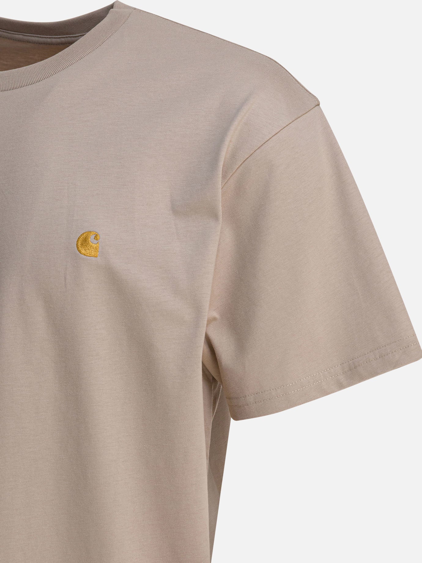 Crewneck t-shirts Logo  Beige - Carhartt WIP Men | PDP | VIETTI Online Store | Zoom-Modal_3

