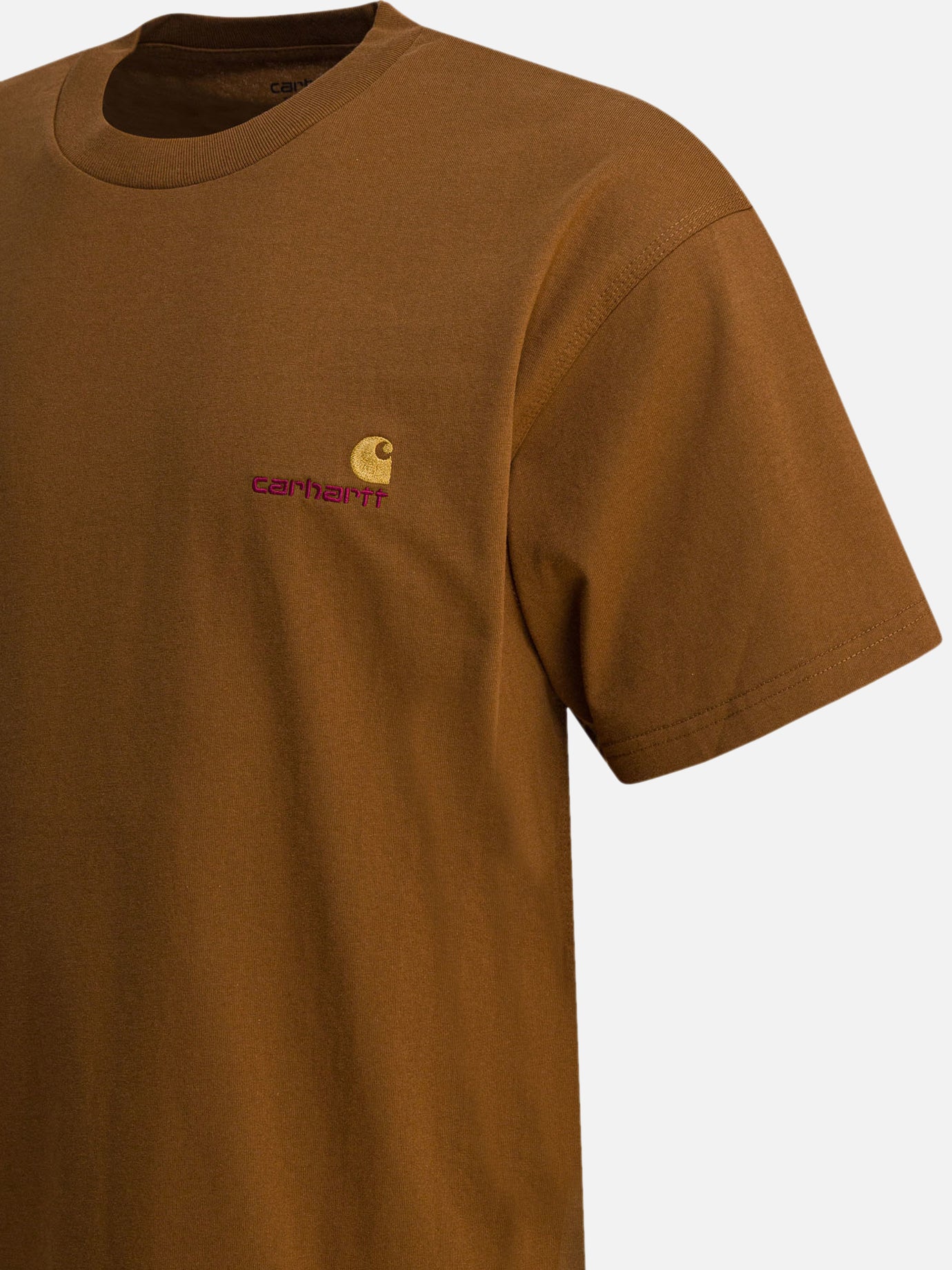 Crewneck t-shirts Logo  Brown - Carhartt WIP Men | PDP | VIETTI Online Store | thumbnail_4