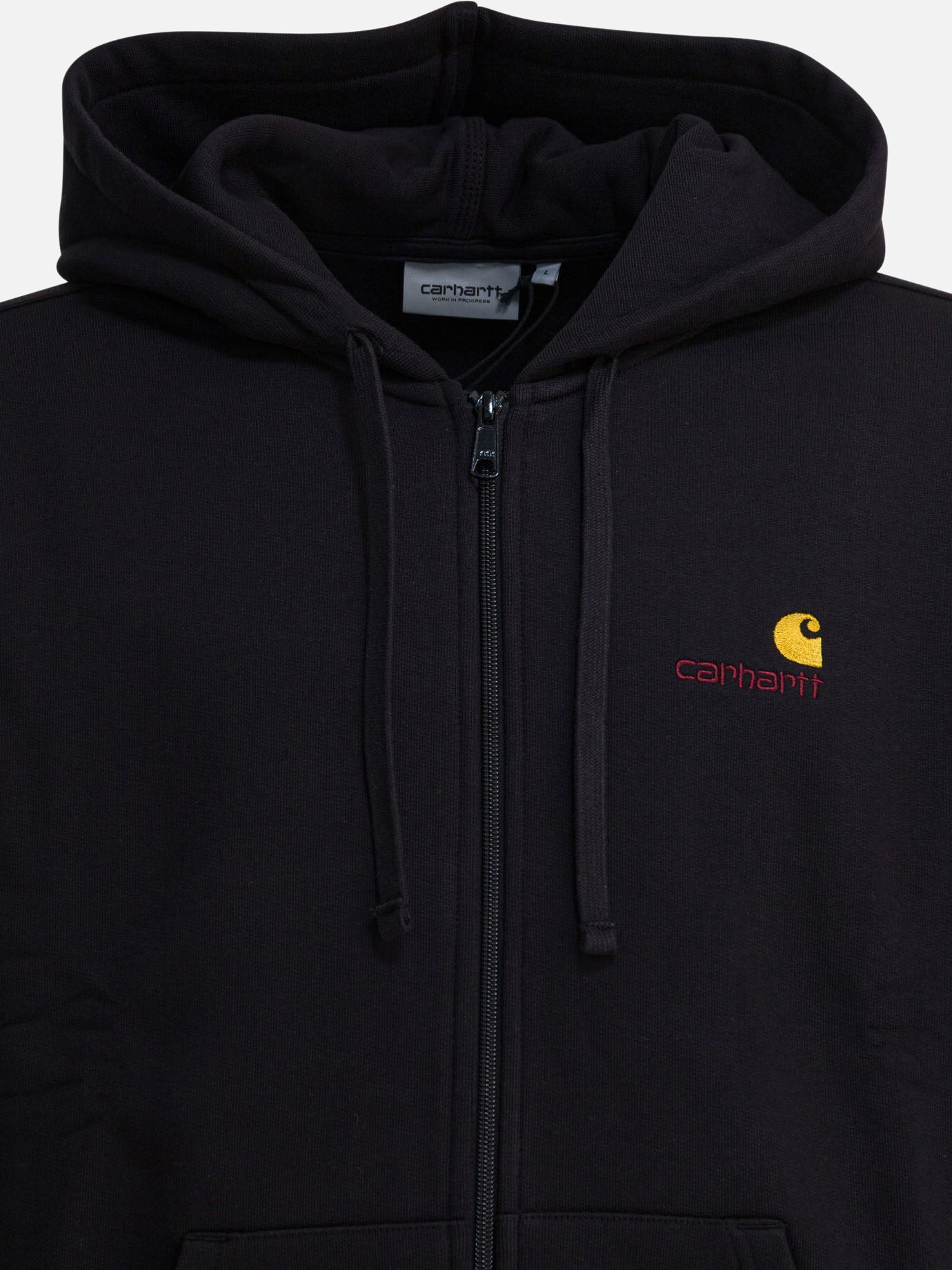 Felpe con zip Logo  Nero - Carhartt WIP Uomo | PDP | VIETTI Online Store | thumbnail_3
