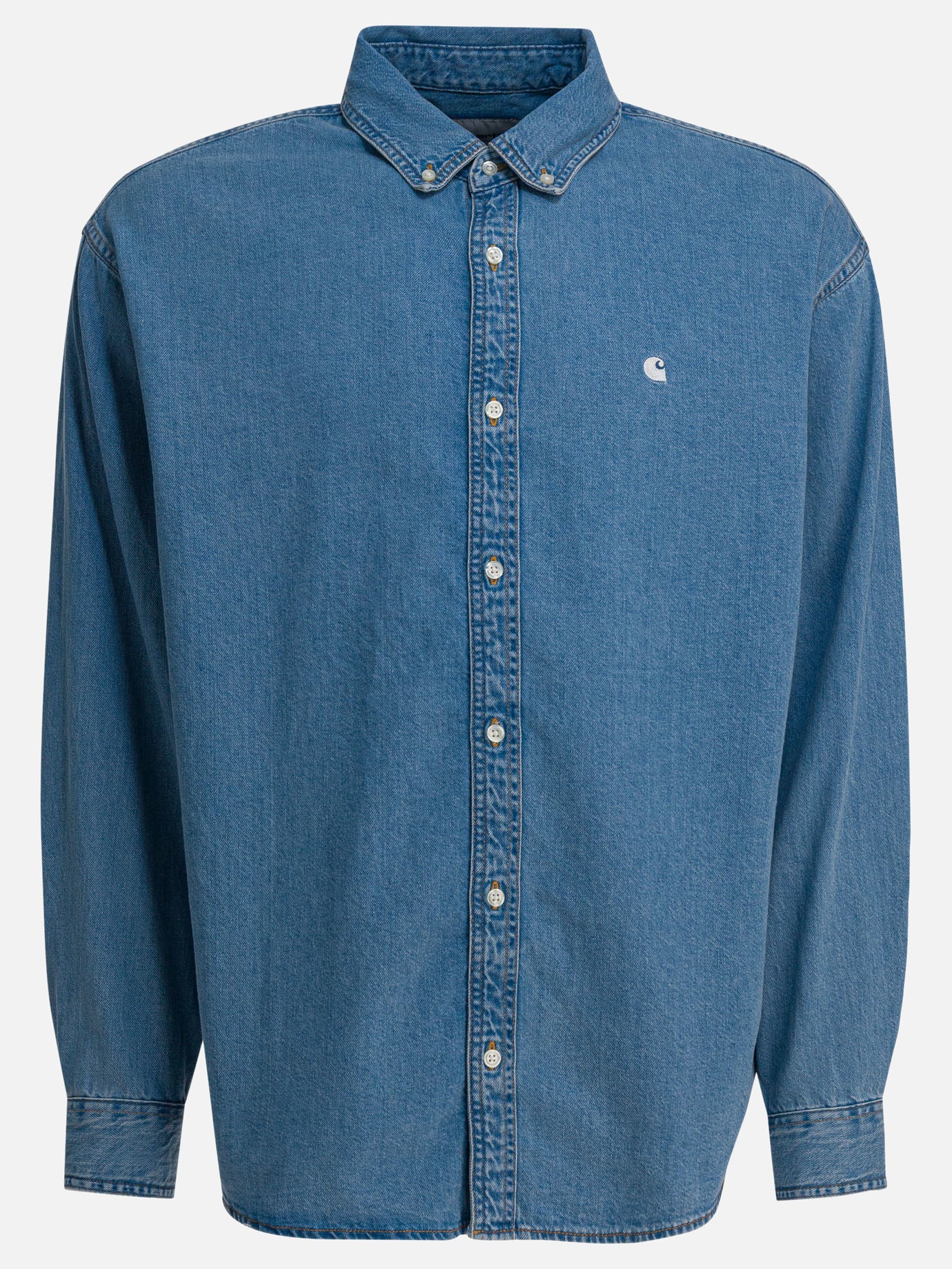 Casual shirts Logo  Blue - Carhartt WIP Men | PDP | VIETTI Online Store | Zoom-Modal
