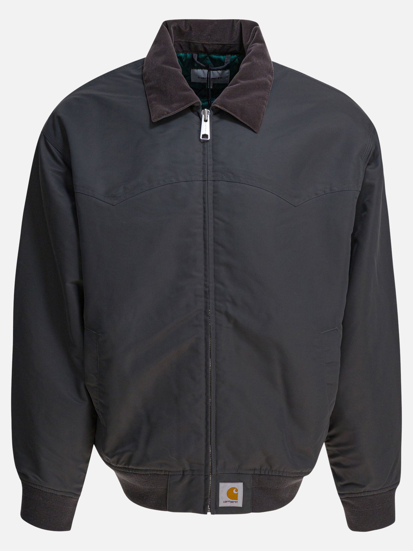 Bomber Logo  Grigio - Carhartt WIP Uomo | PDP | VIETTI Online Store | thumbnail