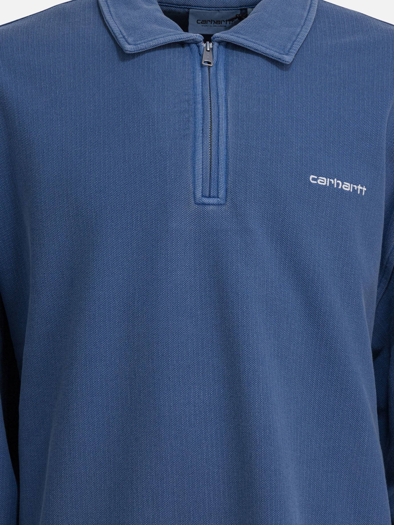 Felpe con mezza zip Logo  Blu - Carhartt WIP Uomo | PDP | VIETTI Online Store | Zoom-Modal_3
