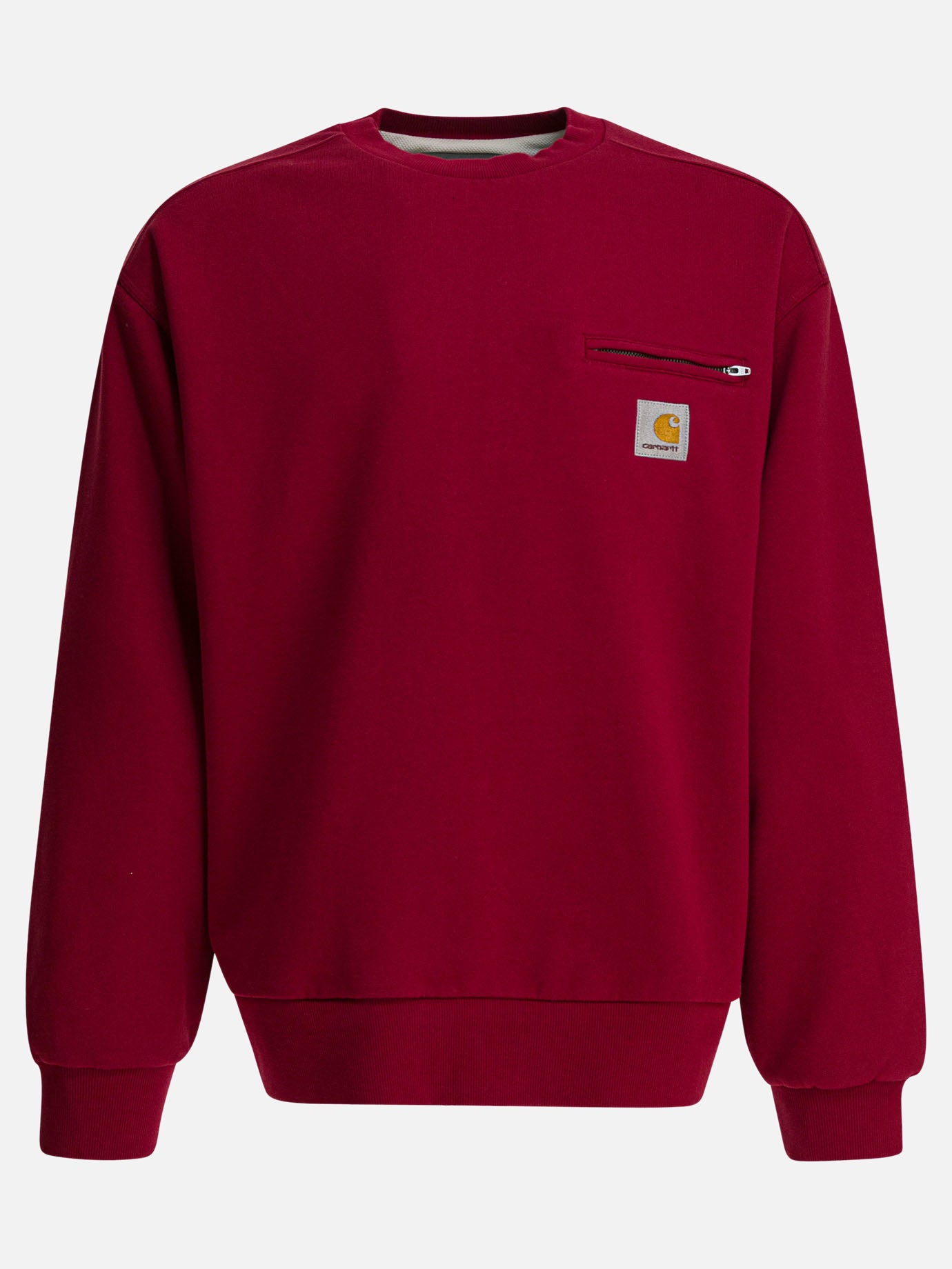 Crewnecks Logo  Red - Carhartt WIP Men | PDP | VIETTI Online Store | thumbnail